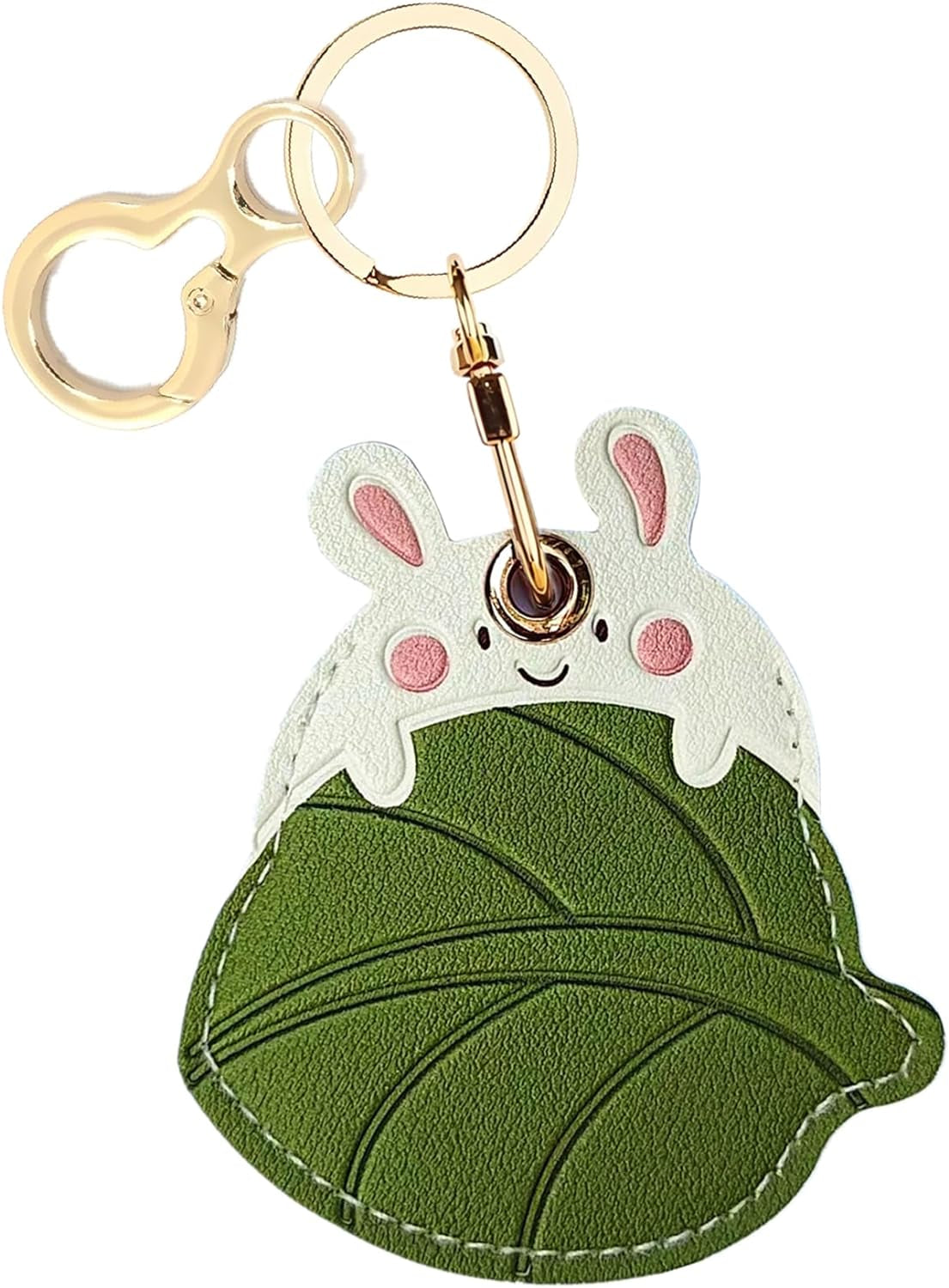 Leather AirTag Keychain Case - Durable Protective Holder with Style - Abbycart