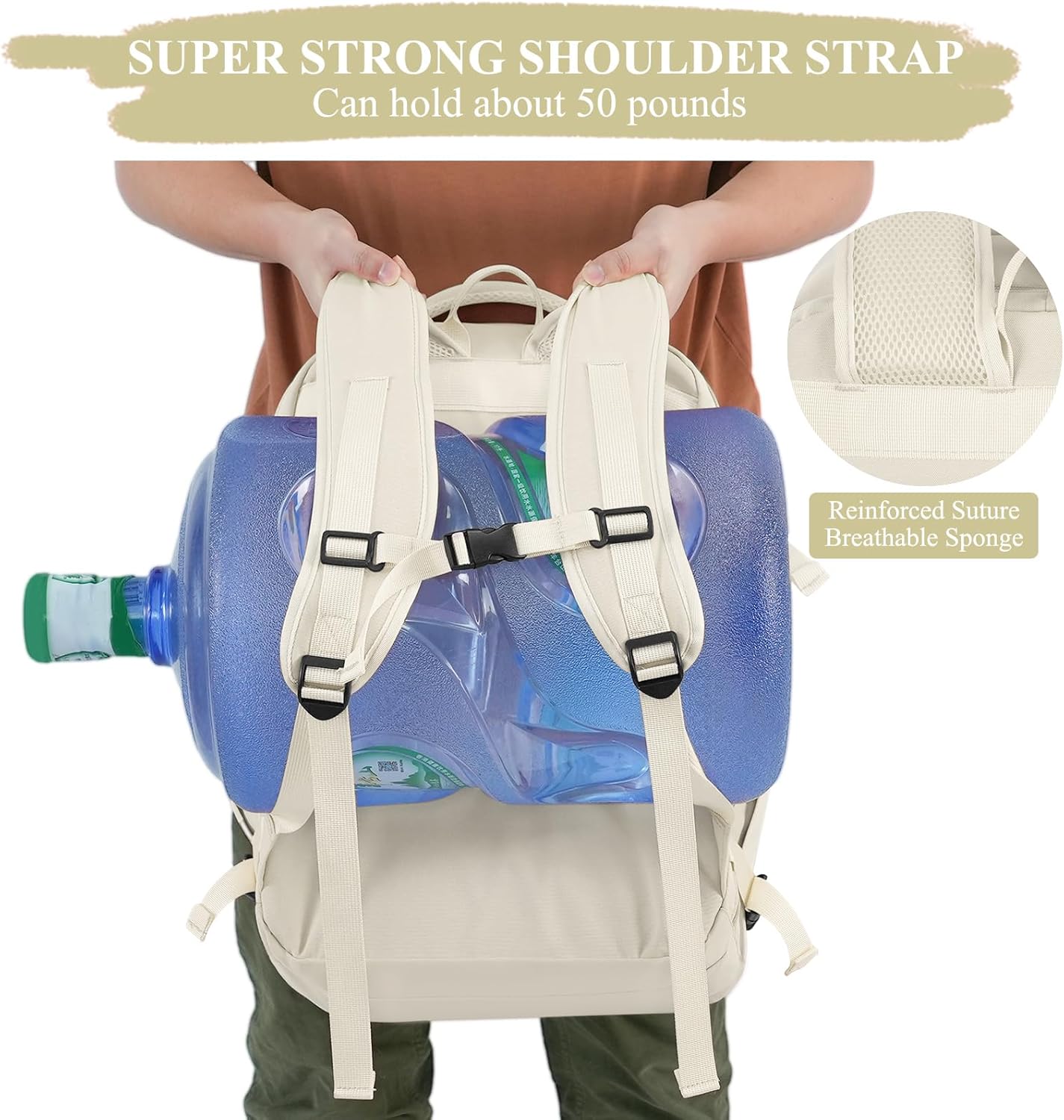 40L Travel Backpack – Waterproof Flight Approved Carry - On Personal Item Bag with Laptop Compartment & Packing Cubes - Abbycart