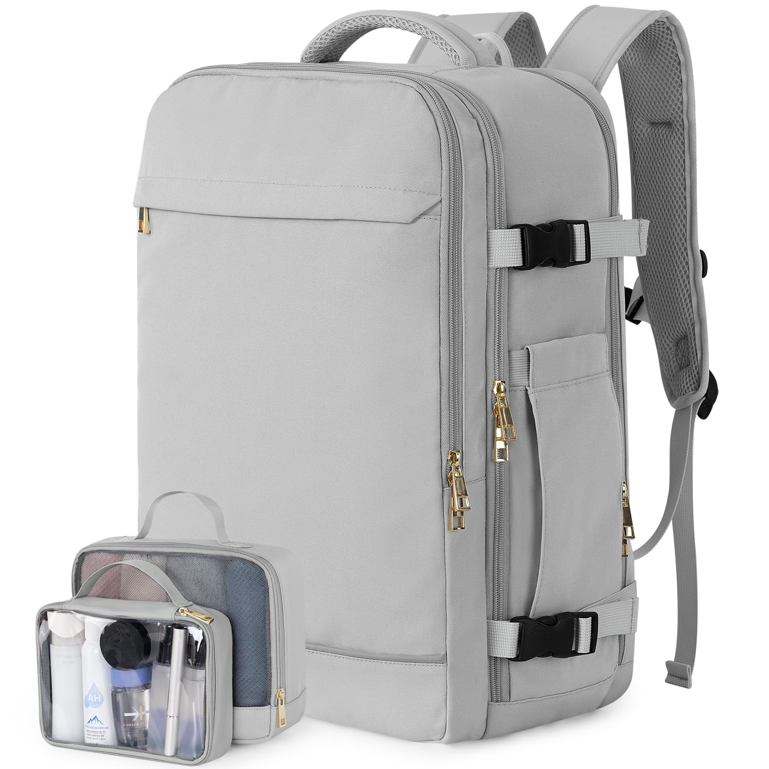 40L Travel Backpack – Waterproof Flight Approved Carry - On Personal Item Bag with Laptop Compartment & Packing Cubes - Abbycart