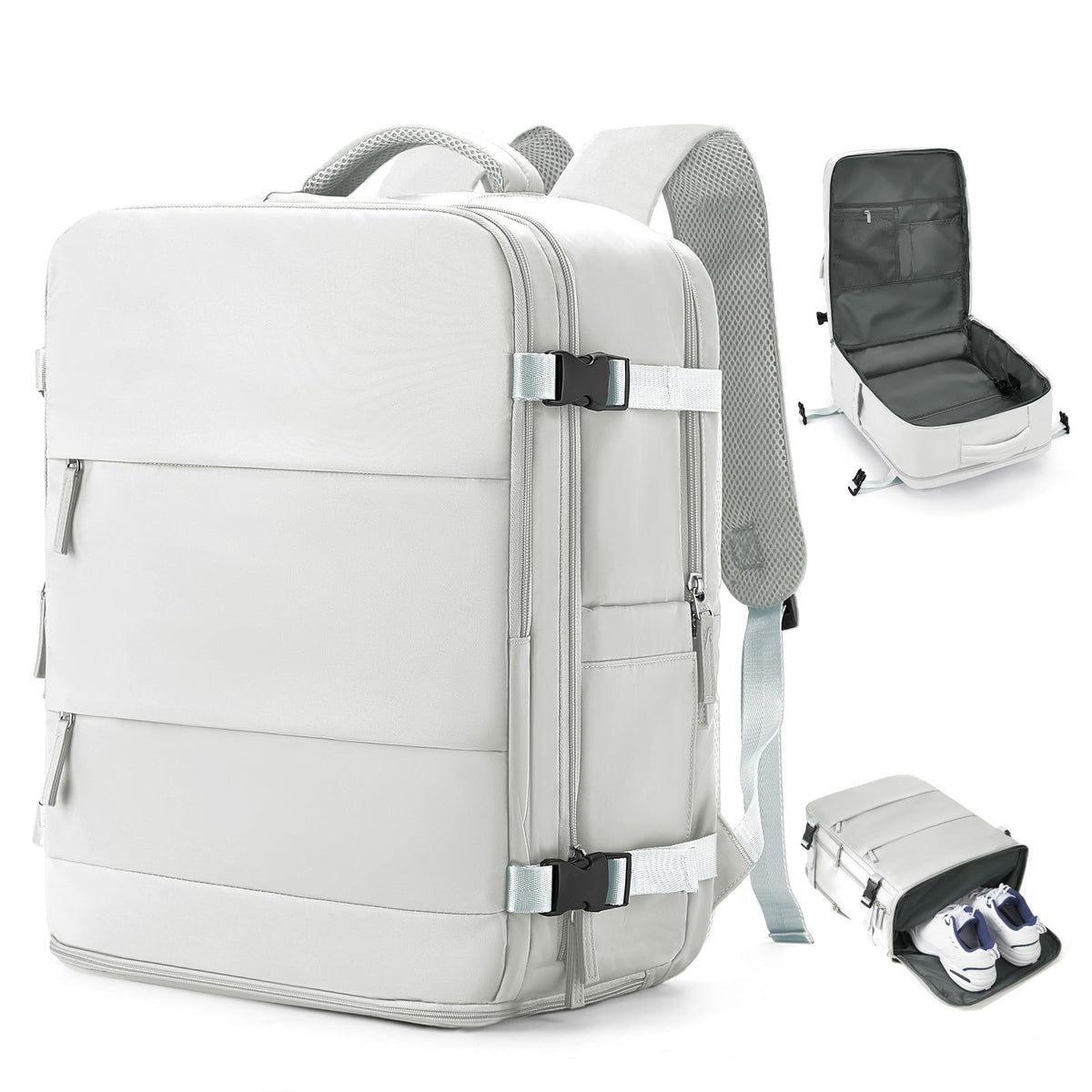 33L Travel Backpack with Laptop & Shoe Compartment, Carry On
