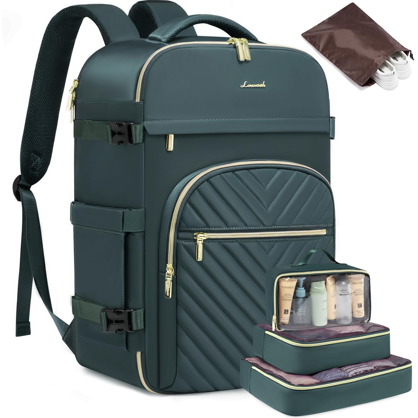 40L Airline Approved Travel Backpack Waterproof Carry On Bag