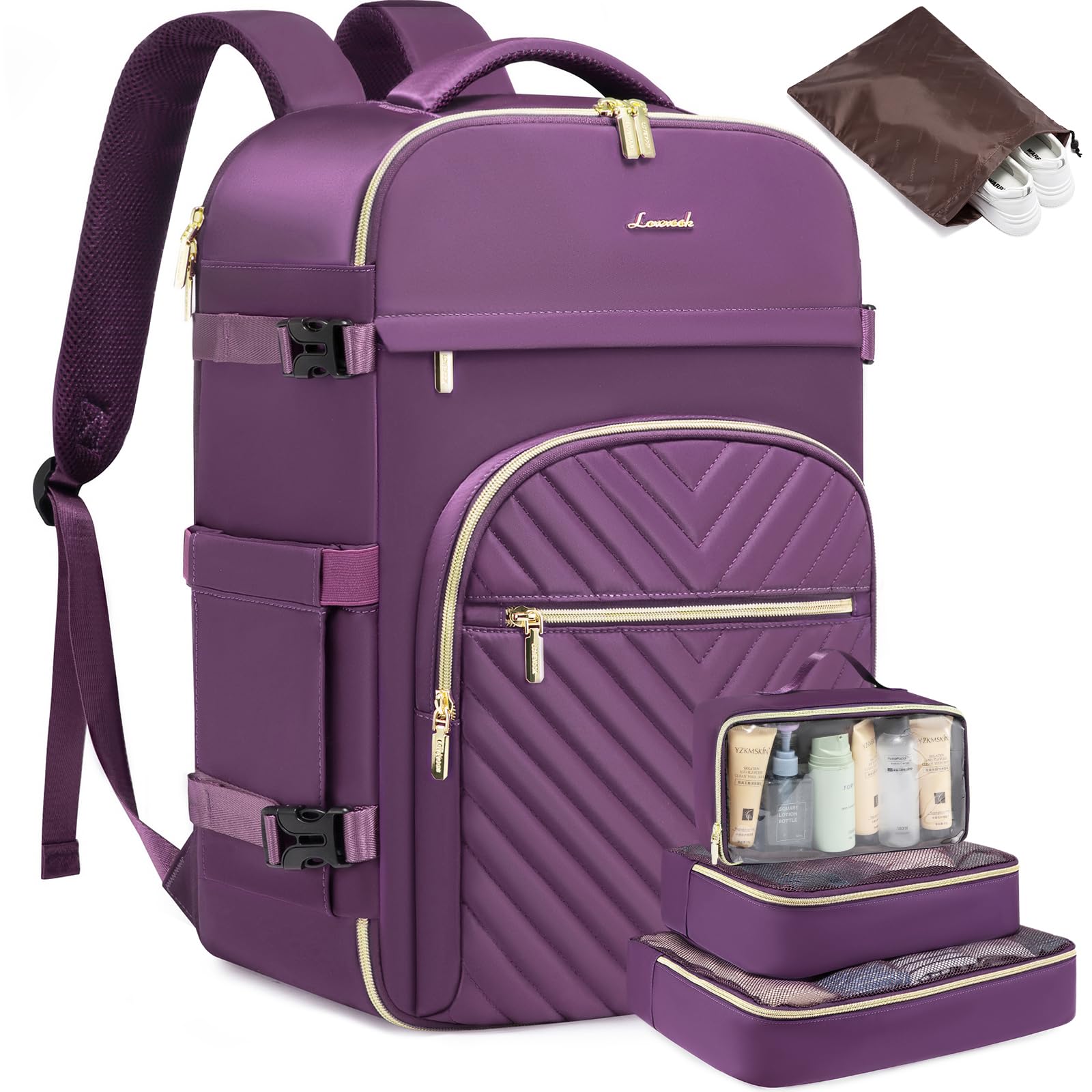 40L Airline Approved Travel Backpack Waterproof Carry On Bag