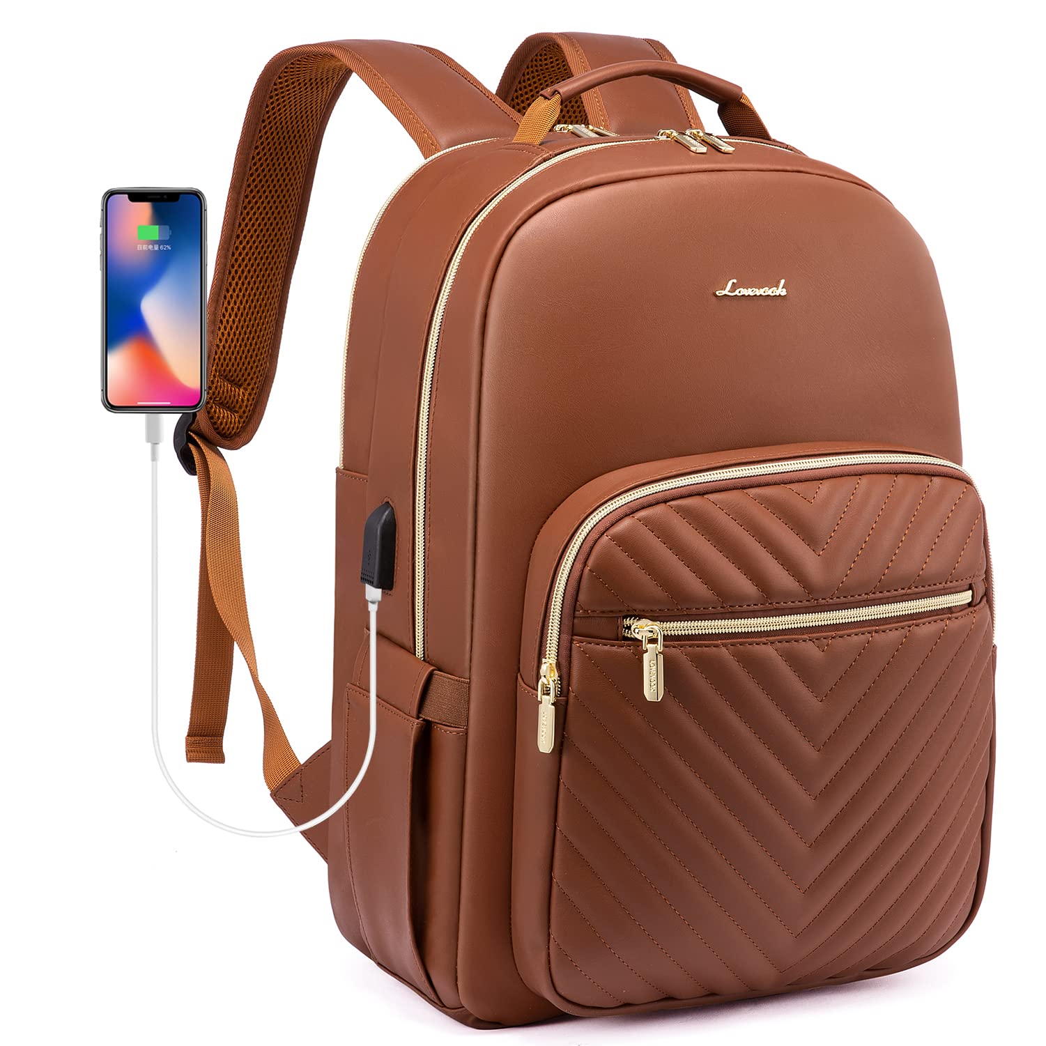 Women’s Laptop Backpack Purse with USB Port – Travel & Work Bag