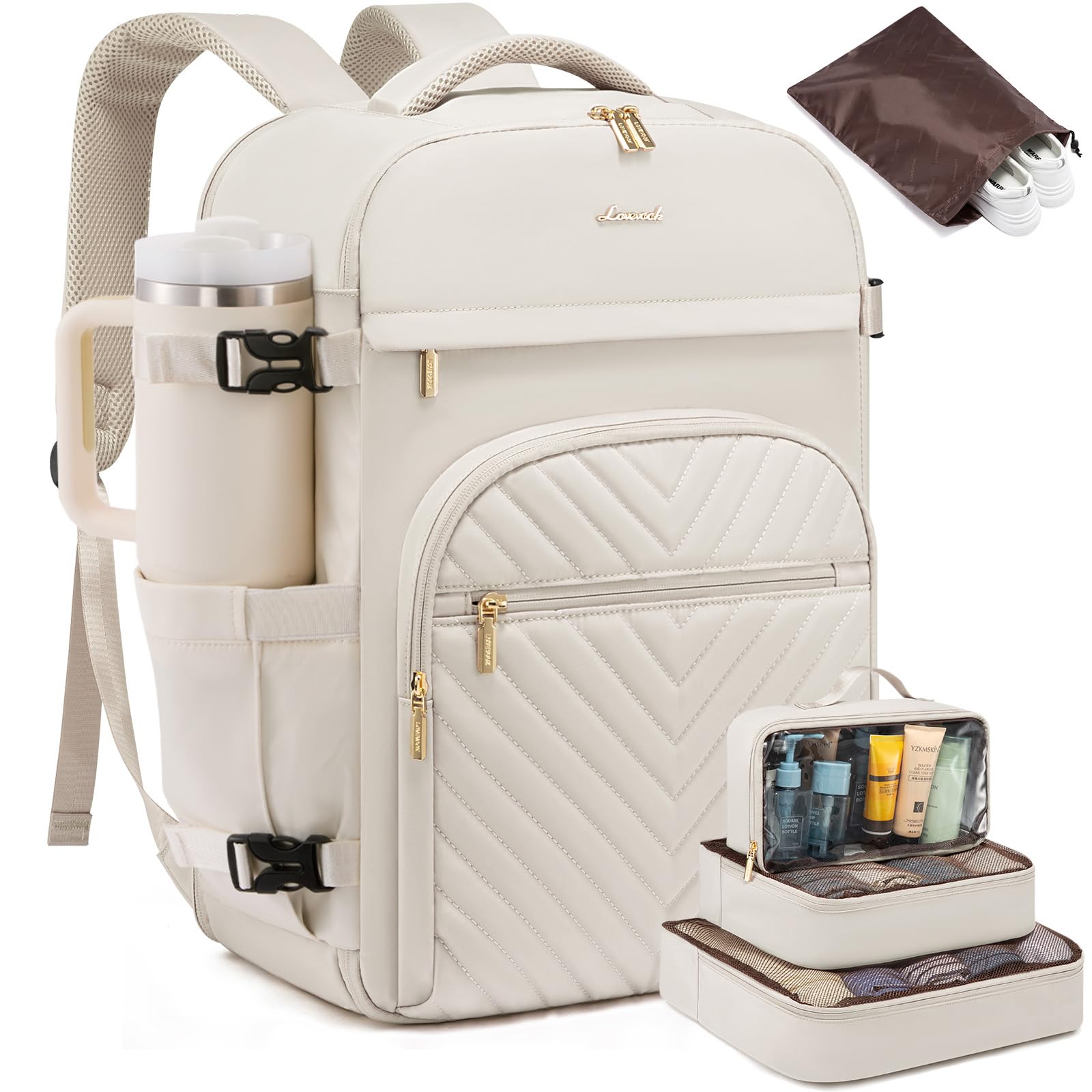 40L Airline Approved Travel Backpack Waterproof Carry On Bag