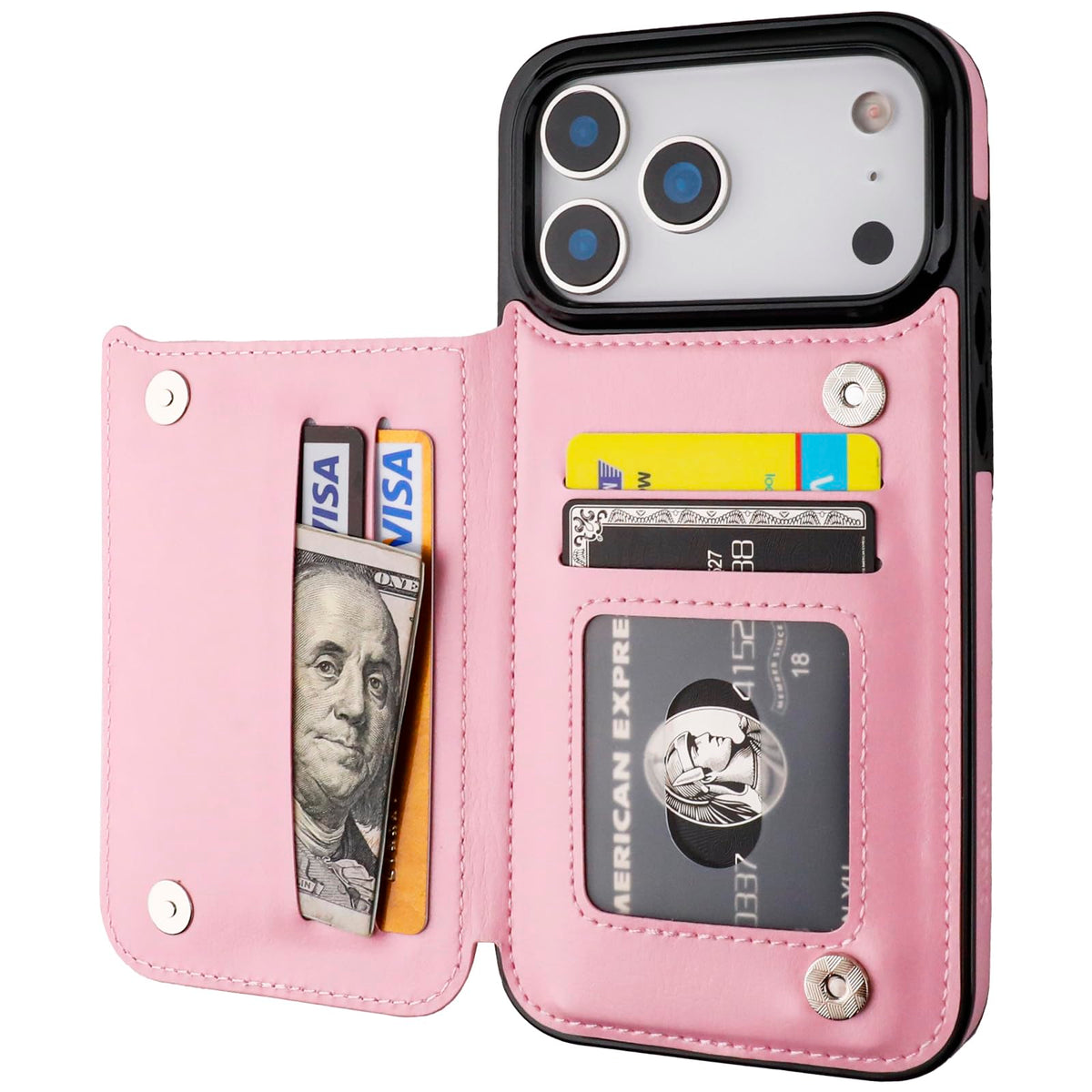 iPhone 18 Pro Max & 17 Pro Max Wallet Case with Card Holder