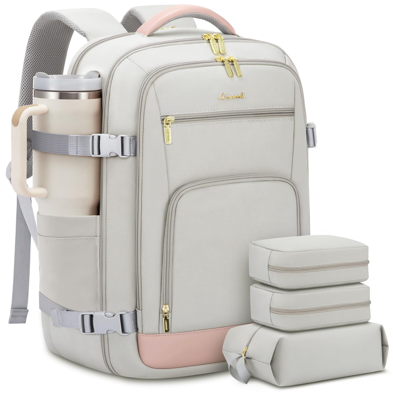 40L & 50L Travel Backpack for Women – TSA Carry-On Laptop Bag