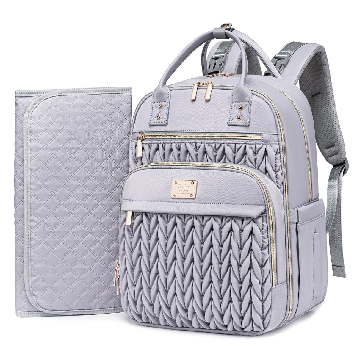 Diaper Bag Backpack – 30L Water-Resistant Baby Bag with Changing Pad & Stroller Straps