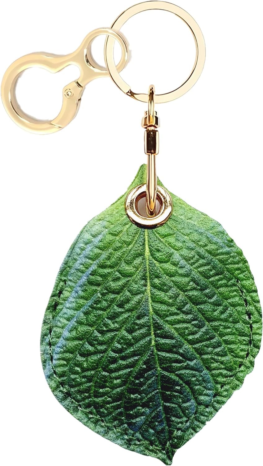 Leather AirTag Keychain Case - Durable Protective Holder with Style - Abbycart