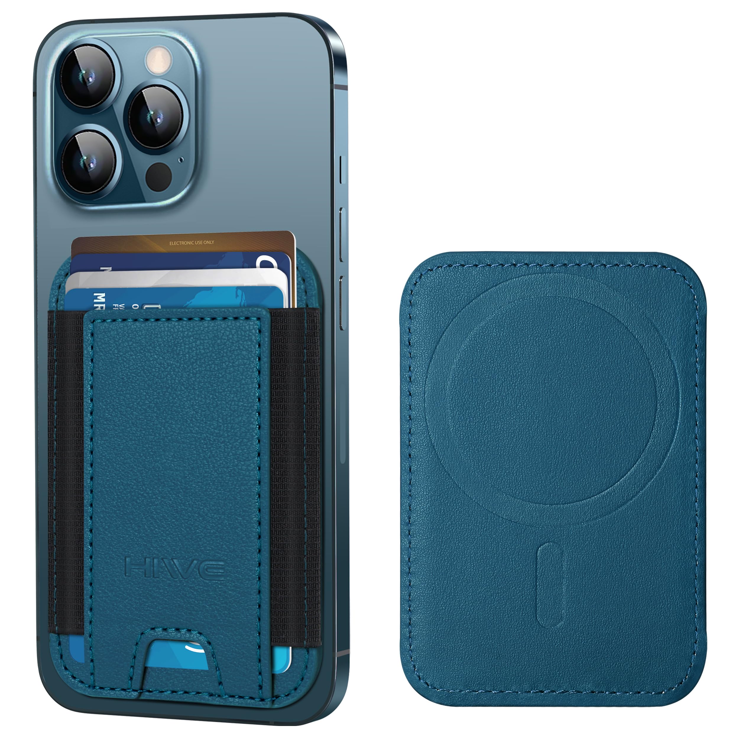 MagSafe Wallet with RFID Blocking – Slim Vegan Leather Card Holder