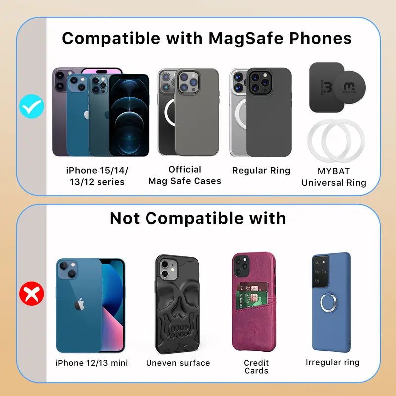 ABBY iPhone Wallet Card Holder with AirTag Holder - MagSafe Compatible - Abbycart