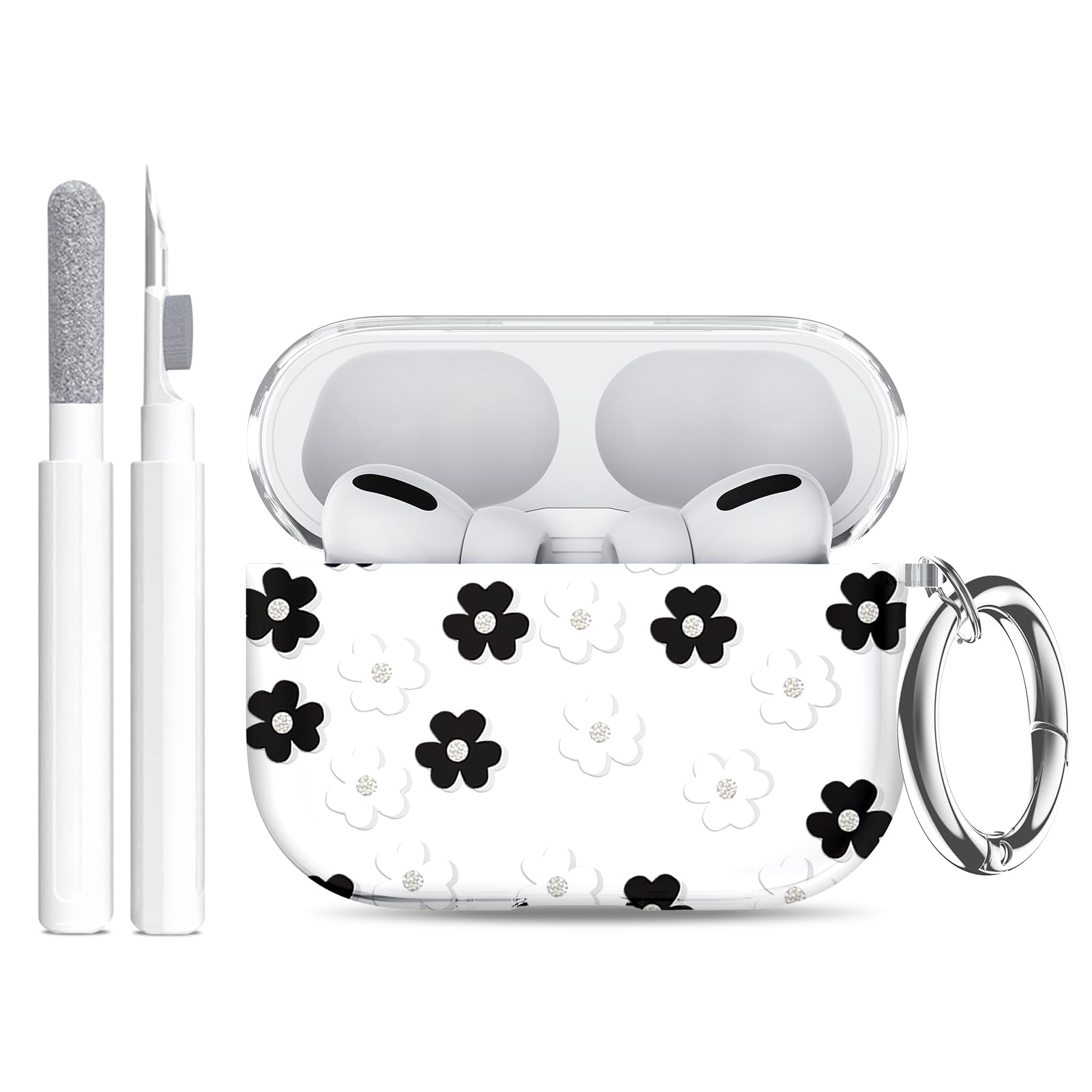 AirPods Pro 3 Case Shockproof Cover with Stand & Keychain