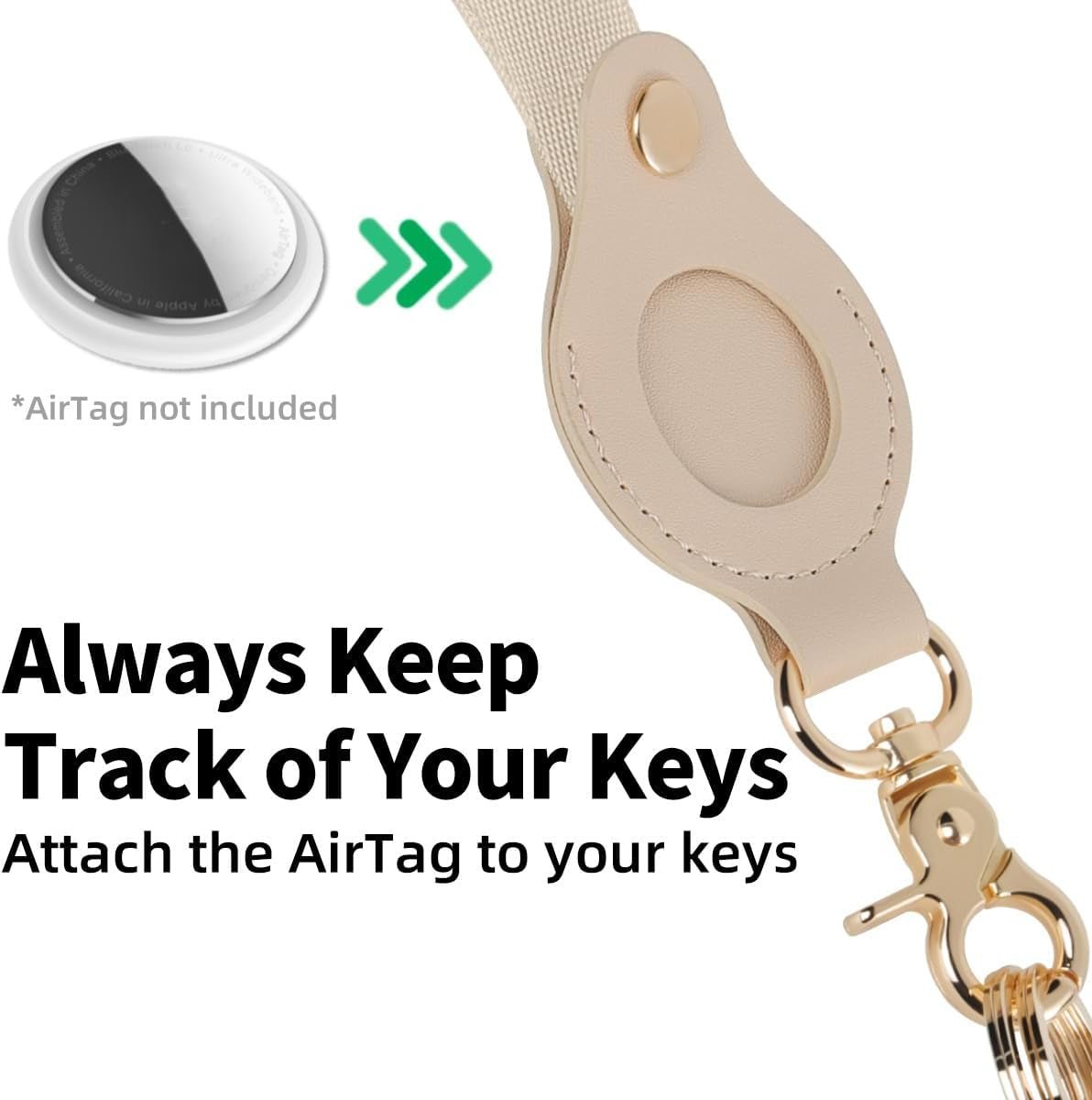 AirTag Lanyard Keychain – Secure & Stylish Accessory for Keys and ID Badges - Abbycart