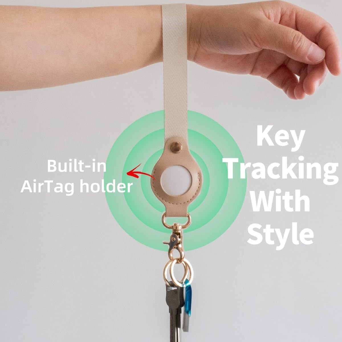 AirTag Lanyard Keychain – Secure & Stylish Accessory for Keys and ID Badges - Abbycart