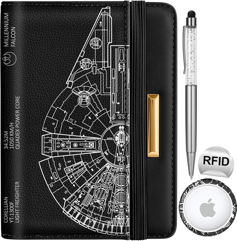 AirTag Passport Holder – RFID Blocking Leather Travel Wallet - Abbycart