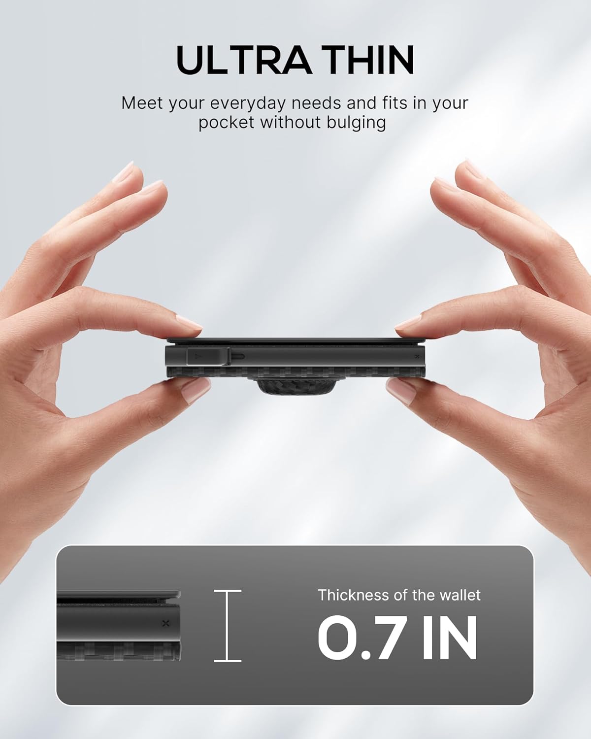 AirTag Wallet for Men – RFID Slim Pop - Up Card Holder - Abbycart