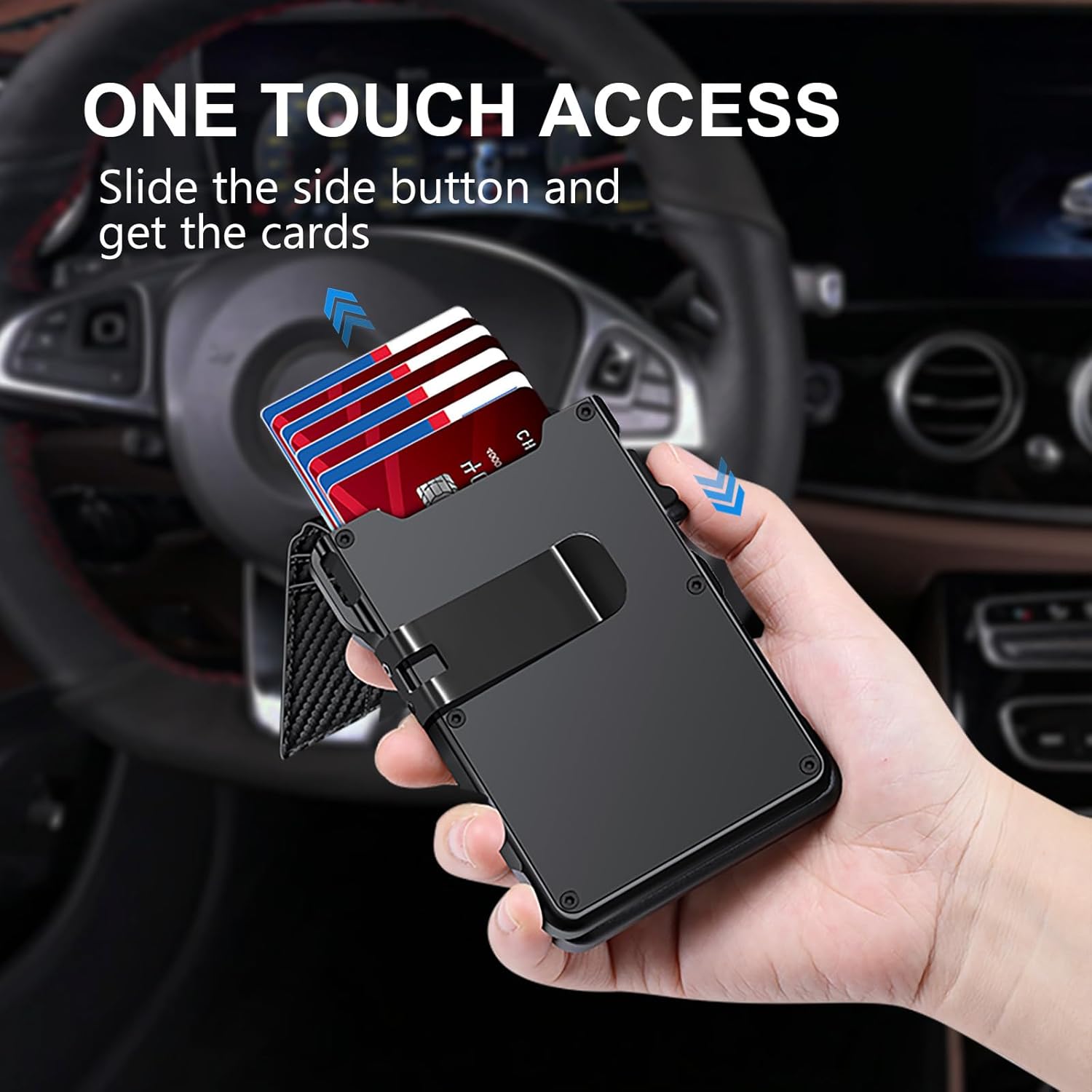 AirTag Wallet for Men – Slim RFID Bifold Card Holder (12+ Cards) - Abbycart