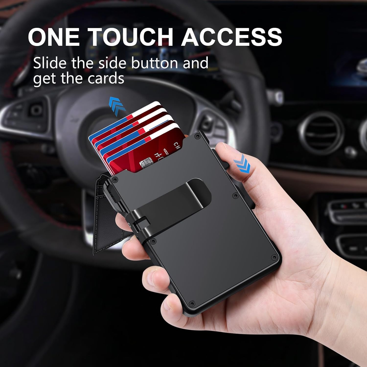 AirTag Wallet for Men – Slim RFID Bifold Card Holder - Abbycart