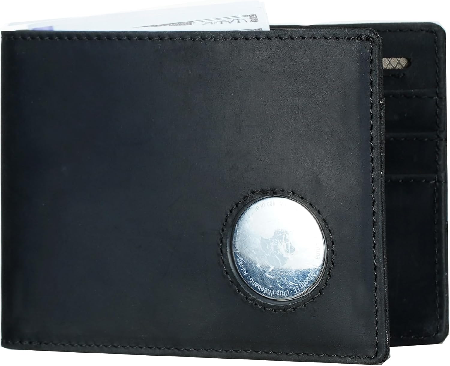 AirTag Wallet for Men – Slim RFID Bifold Front Pocket Card Holder - Abbycart