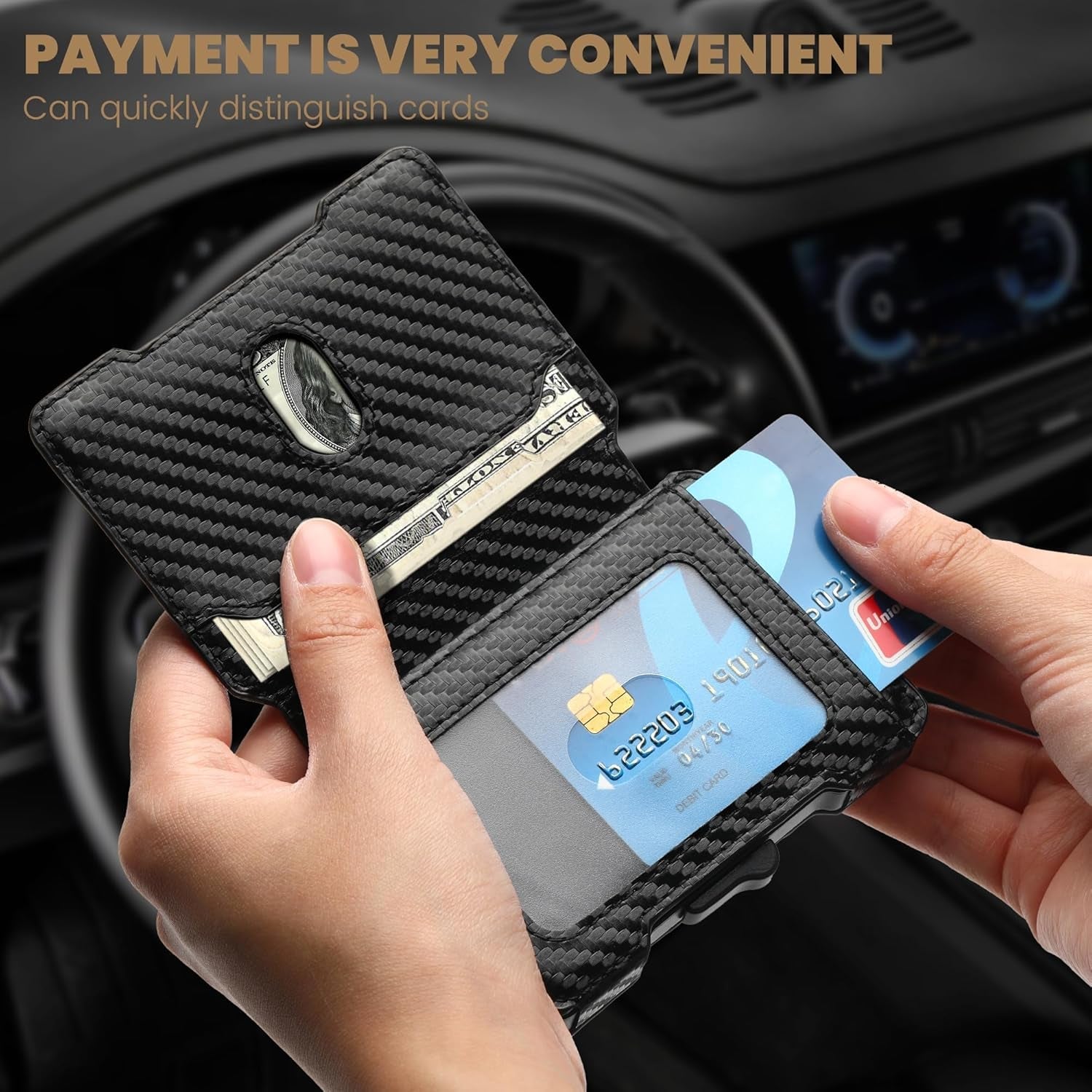 AirTag Wallet for Men | Slim RFID - Blocking Leather Wallet - Abbycart