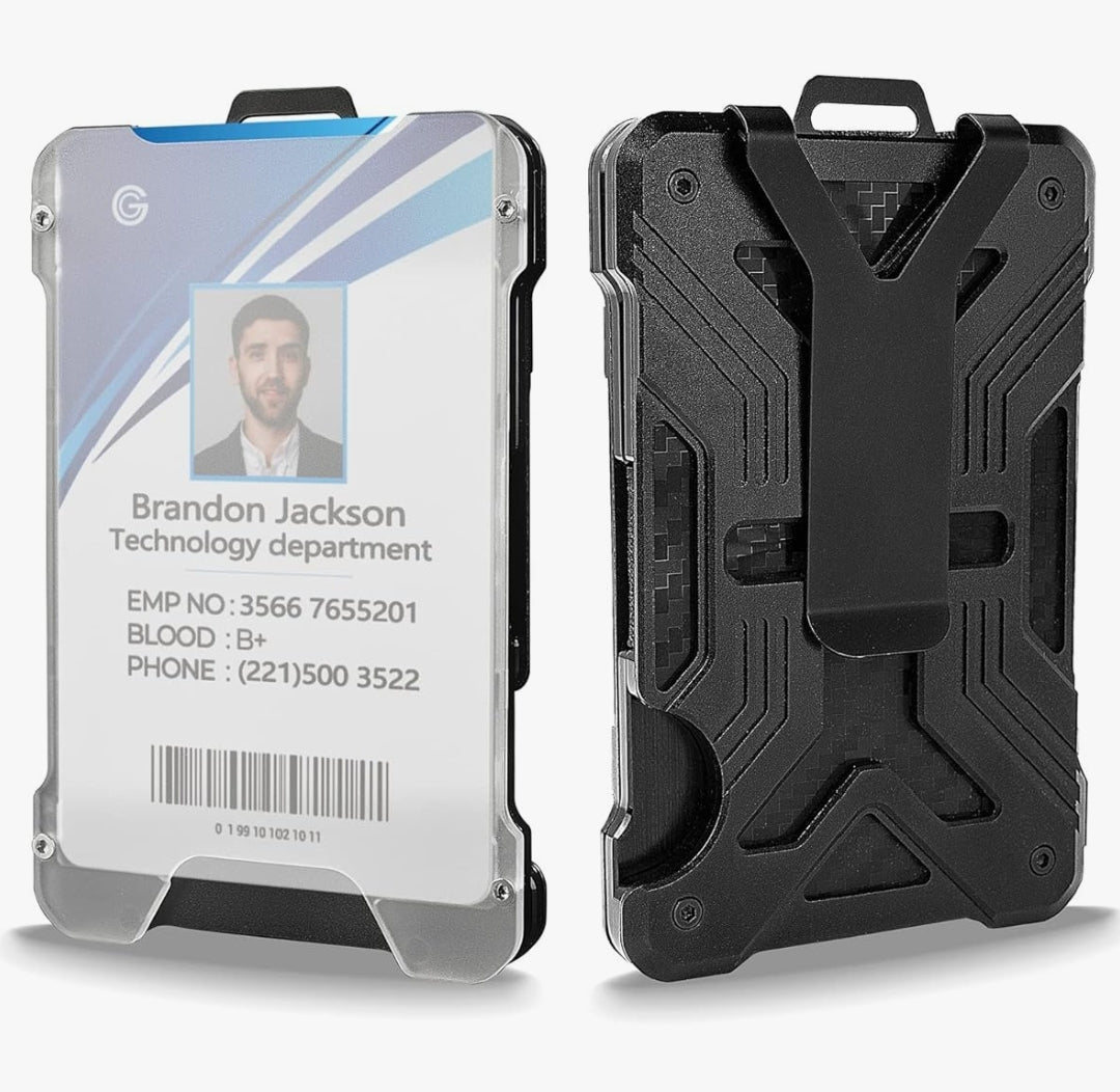 Apple AirTag Wallet for Men – Slim RFID Blocking Bifold with 13 Card Slots and Money Clip