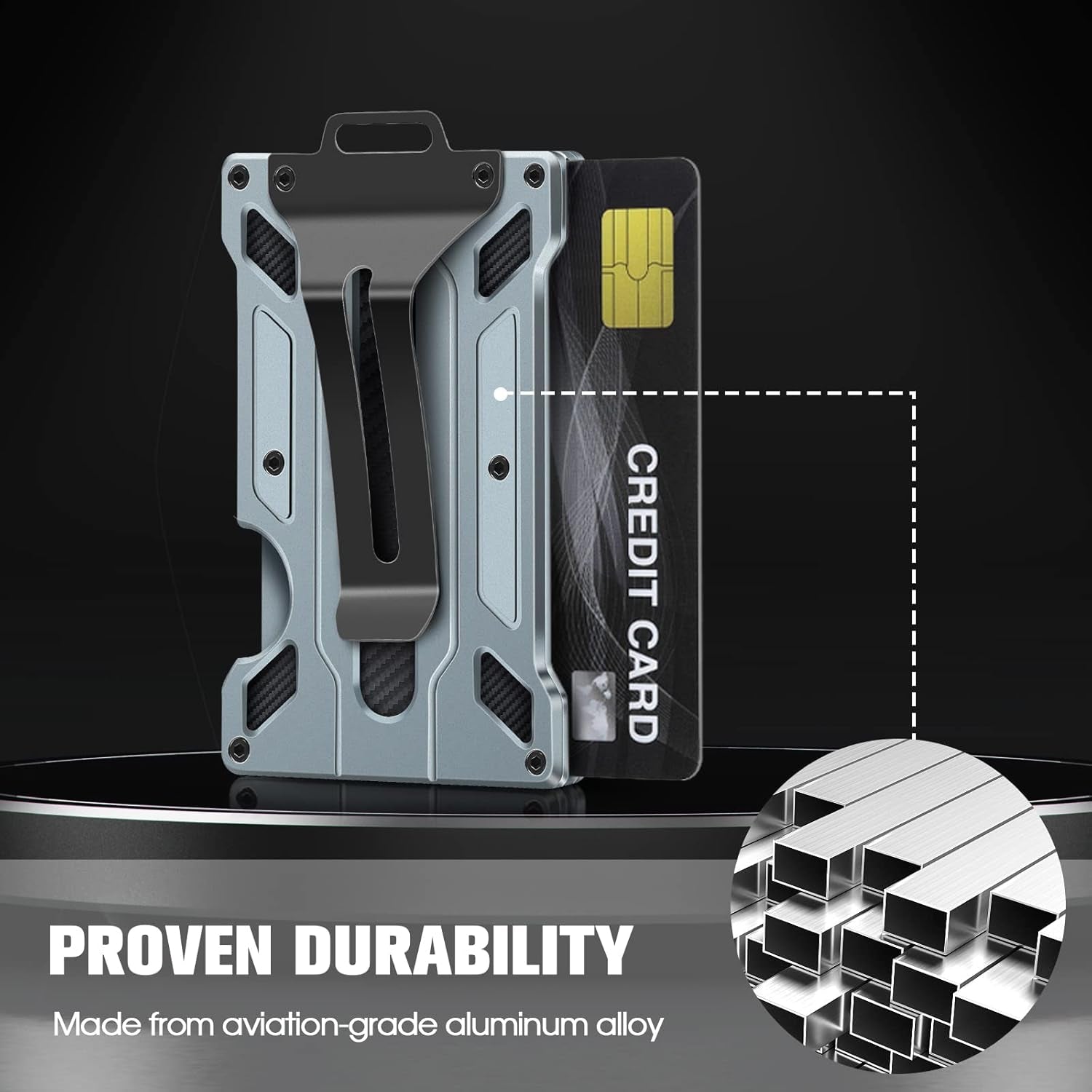 Apple AirTag Wallet for Men – Slim RFID Blocking Bifold with 13 Card Slots and Money Clip - Abbycart