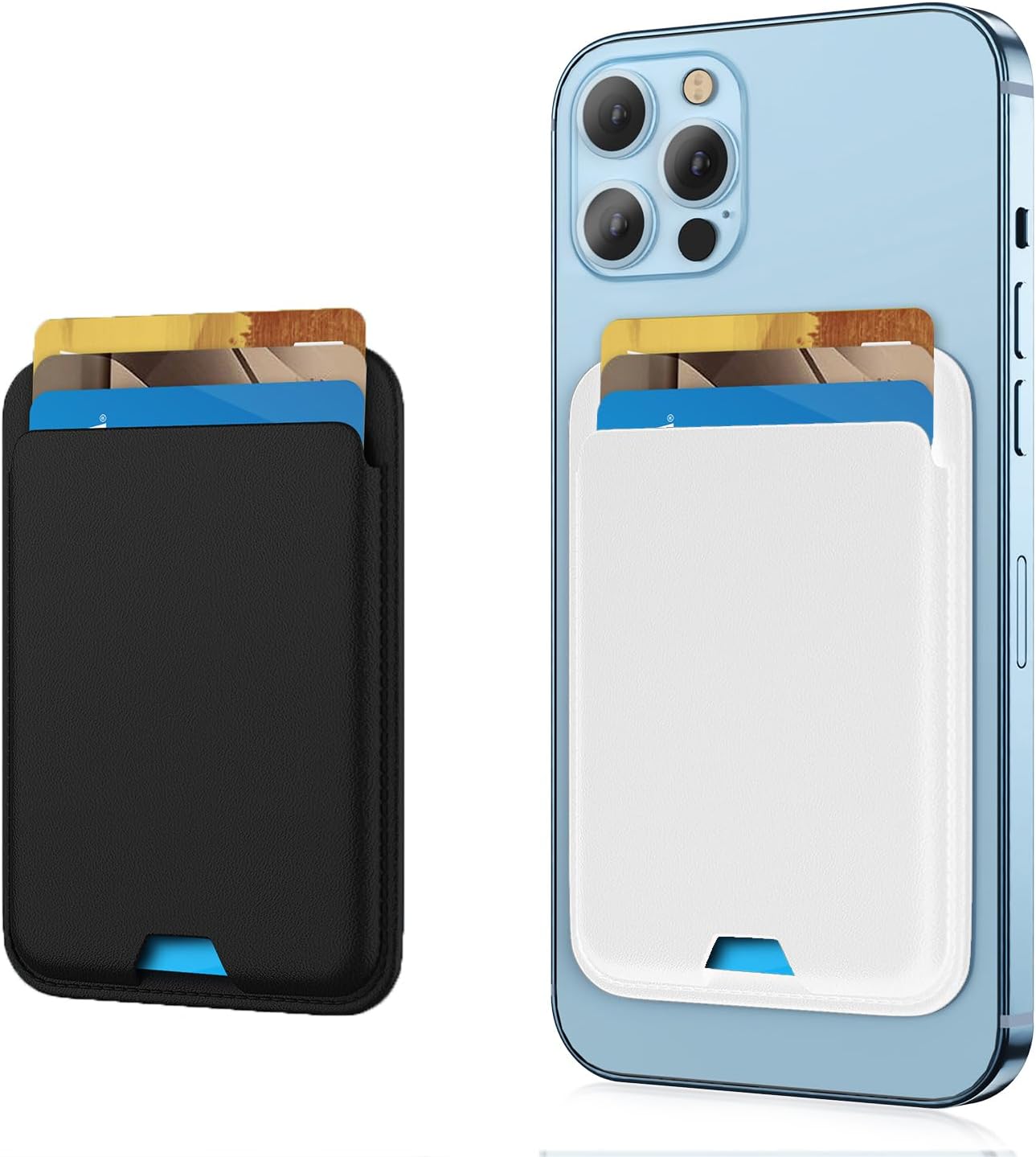 MagSafe Wallet for iPhone | Magnetic Leather Card Holder Compatible with iPhone 17 16 15 14 13 12 Pro Max Slim Wallet Gift for Him