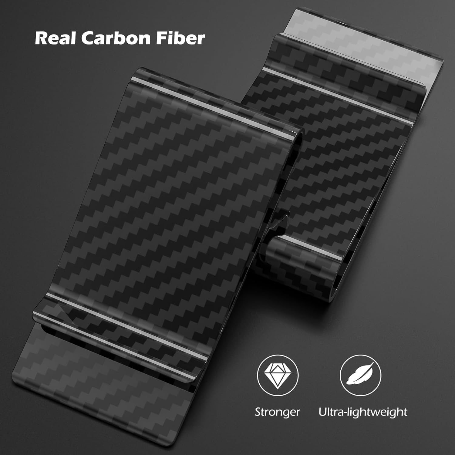 Carbon Fiber Money Clip Wallet - Abbycart