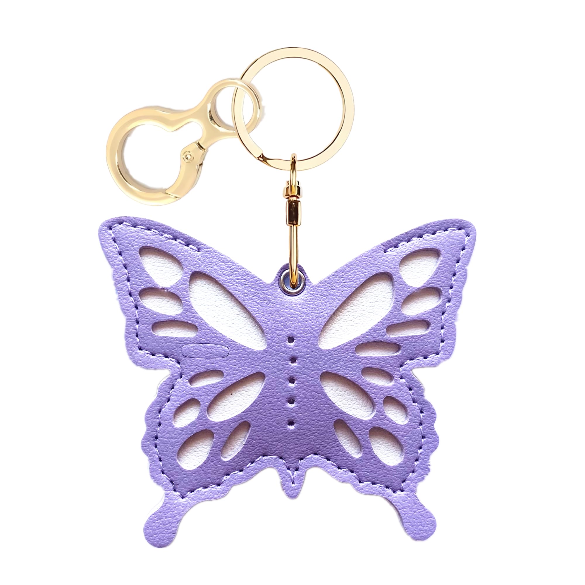 Cute AirTag Holder Case with Keyring for Keys, Bags & Luggage