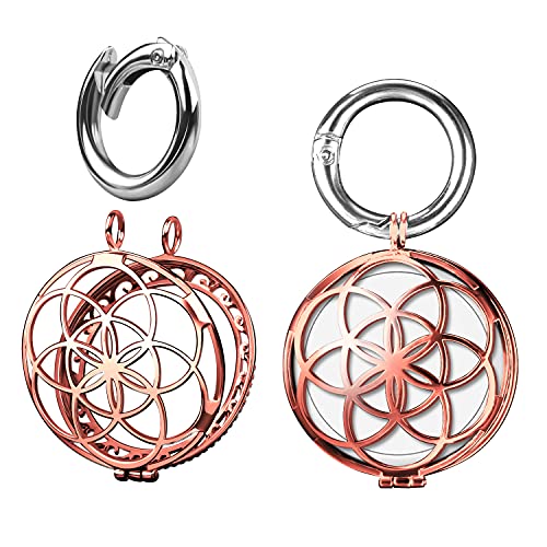 Elegant Metal AirTag Keychain Holder – Secure, Stylish, and Durable Protective Case for Women and Girls - Abbycart