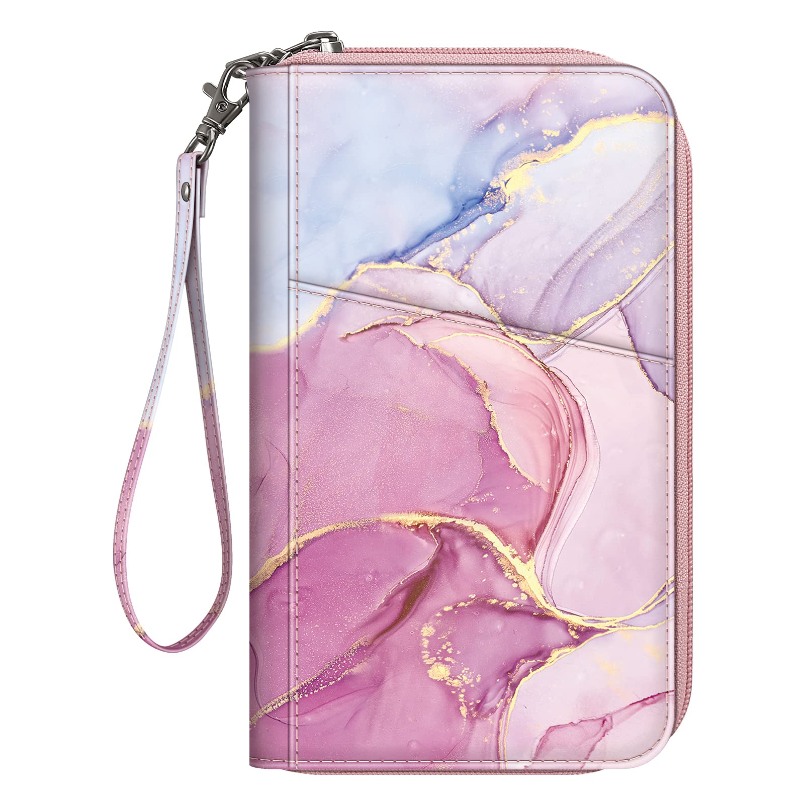 Family Passport Holder RFID Travel Wallet Organiser Clutch Bag