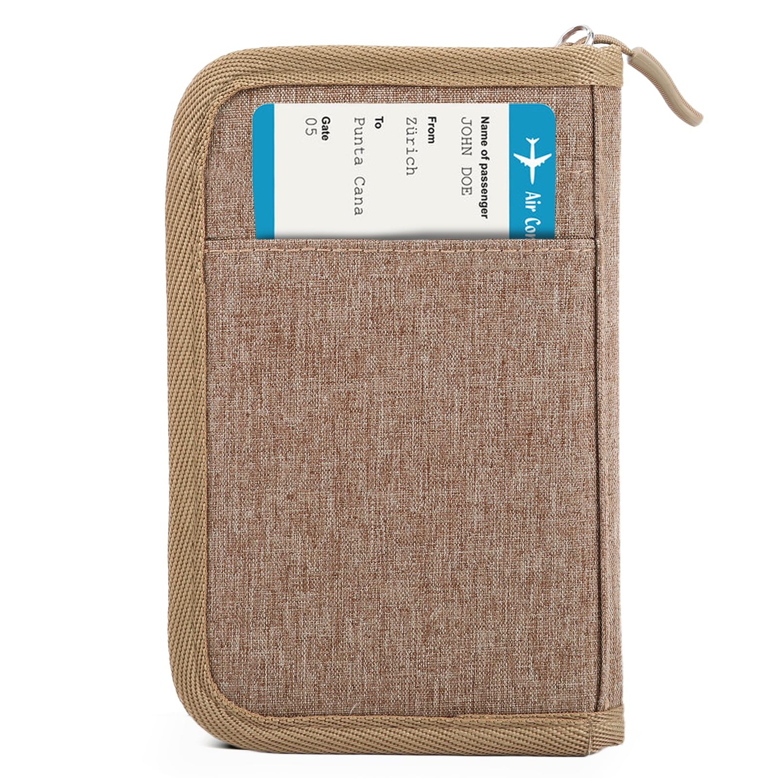 Family RFID Passport Holder Waterproof Travel Document Organizer