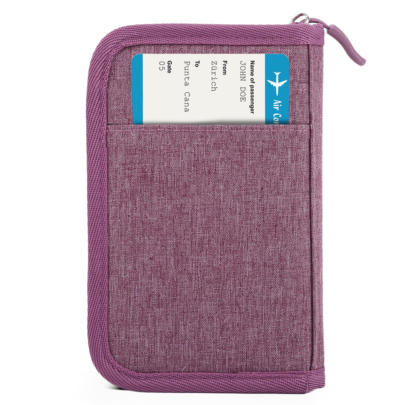 Family RFID Passport Holder Waterproof Travel Document Organizer