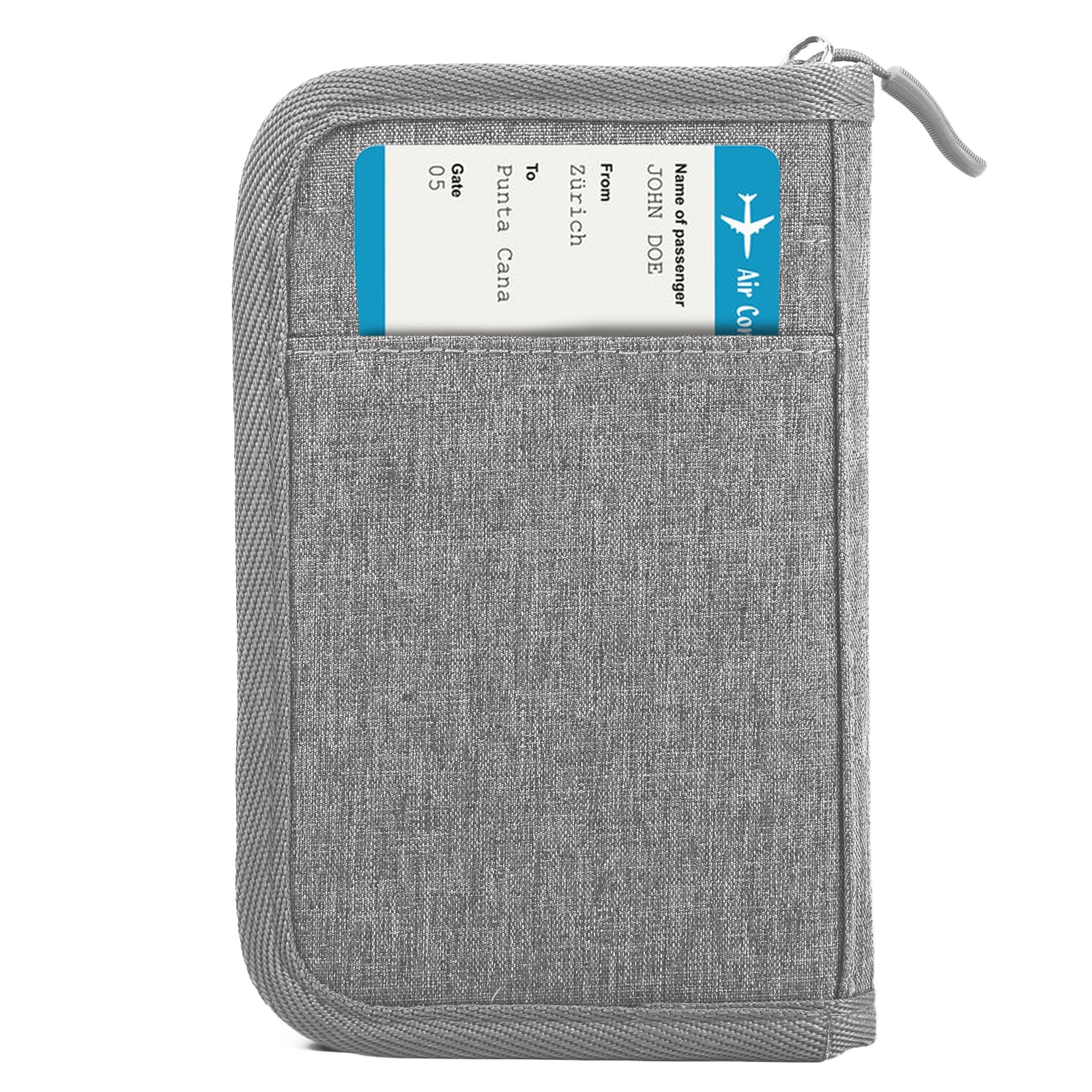 Family RFID Passport Holder Waterproof Travel Document Organizer