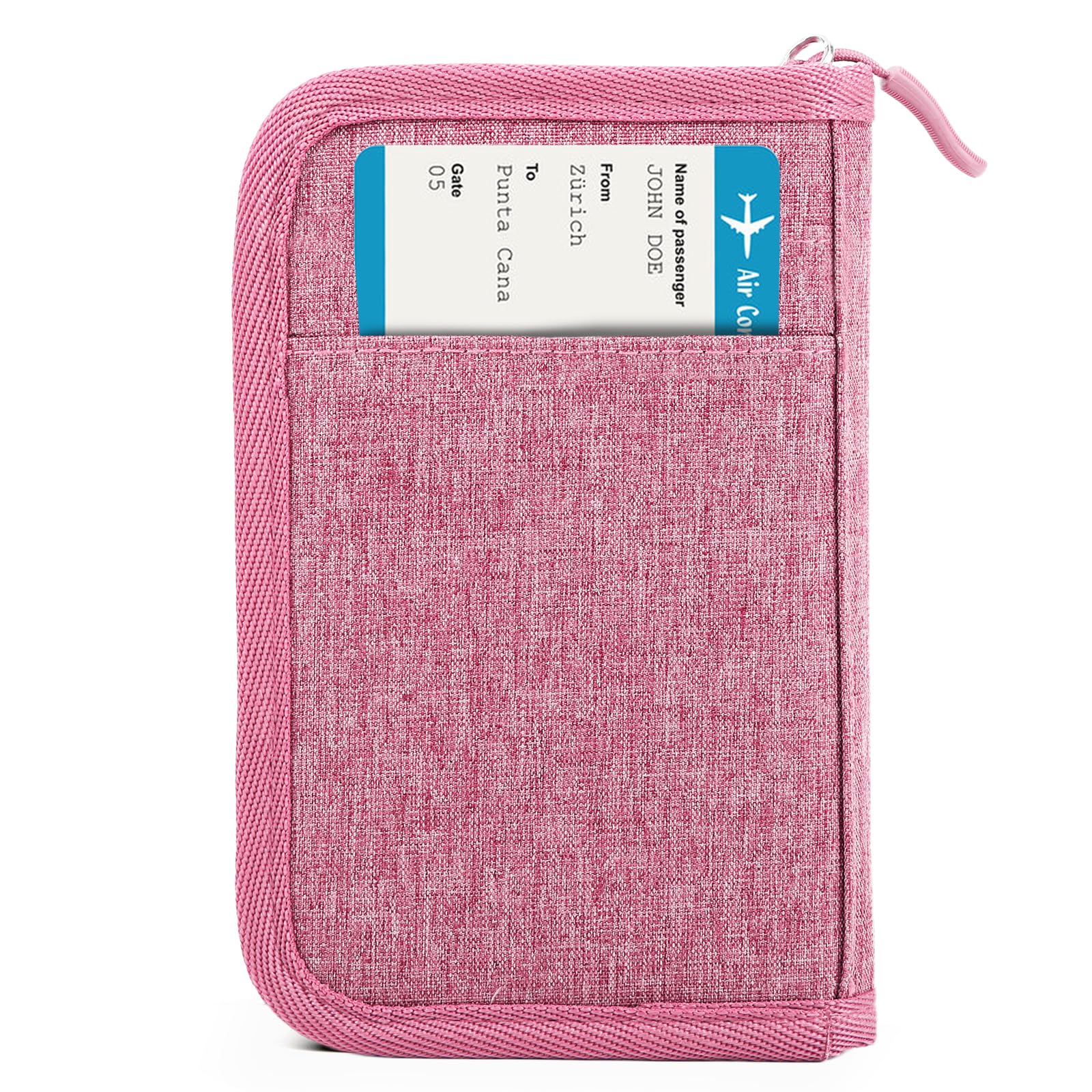 Family RFID Passport Holder Waterproof Travel Document Organizer