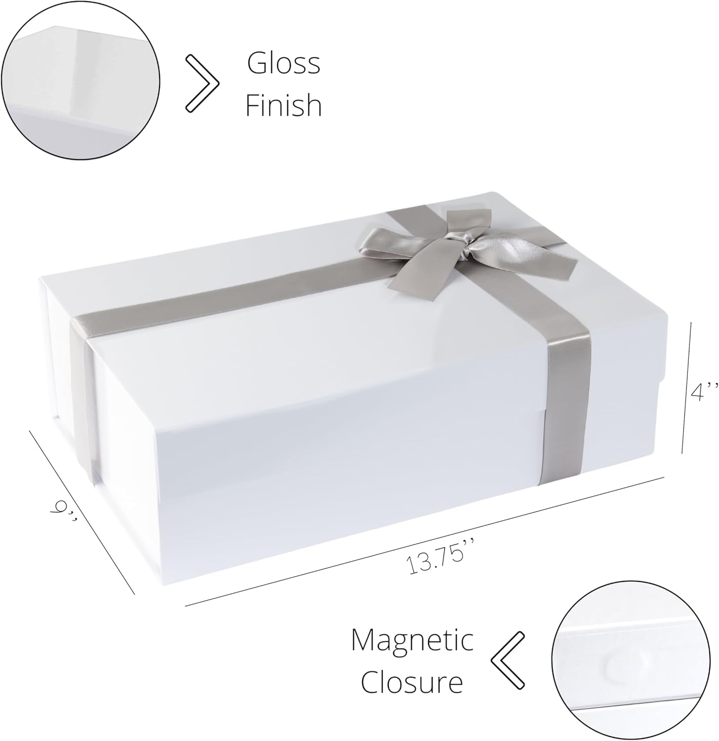 Gift Box – White Large - Abbycart