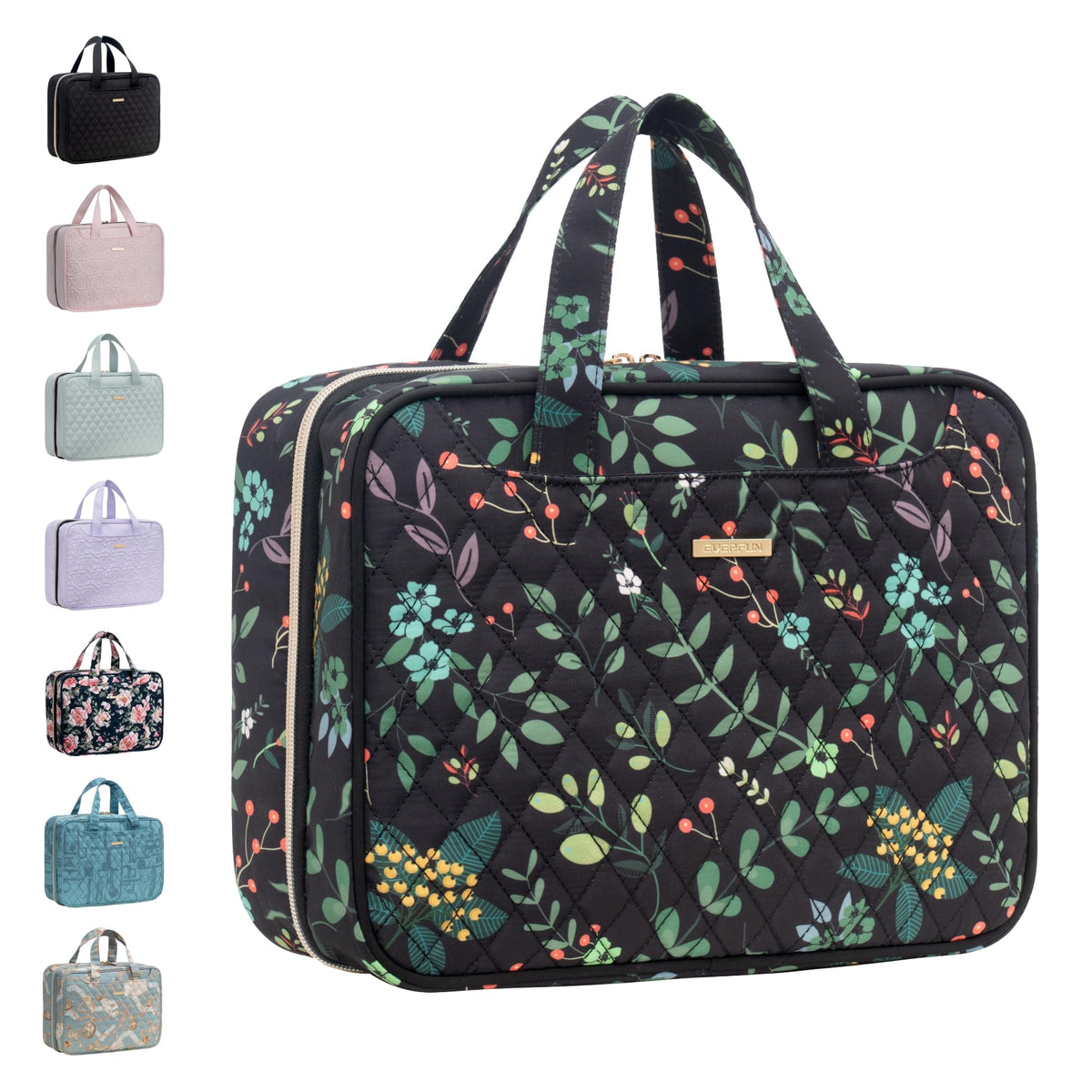 Hanging Toiletry Bag for Women, Travel Makeup Organizer with Hook
