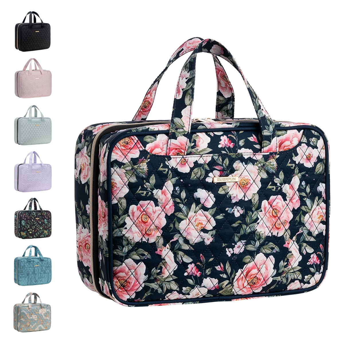 Hanging Toiletry Bag for Women, Travel Makeup Organizer with Hook