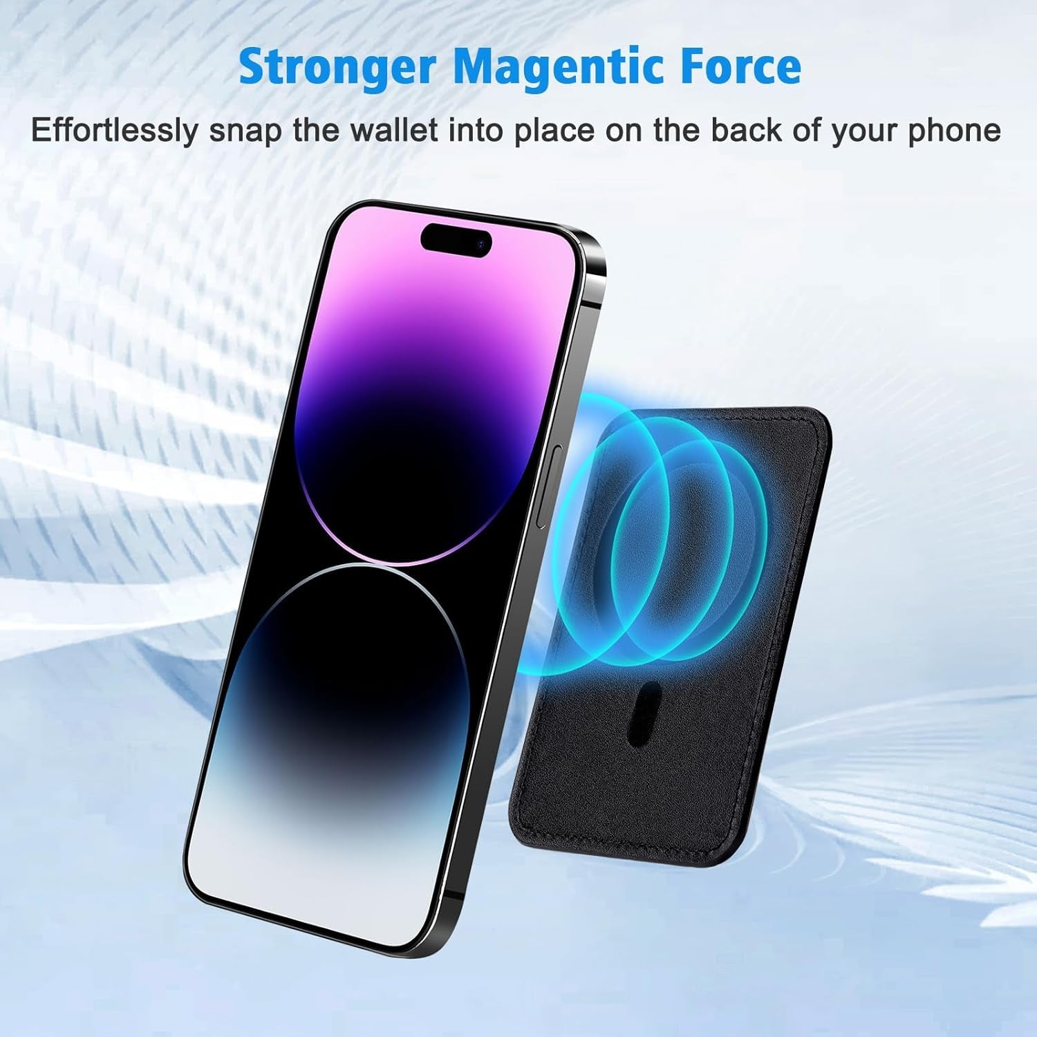 iPhone Leather MagSafe Wallet with AirTag Holder - Secure & Stylish - Abbycart