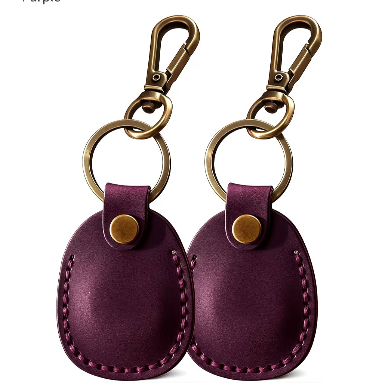 Leather AirTag Holder