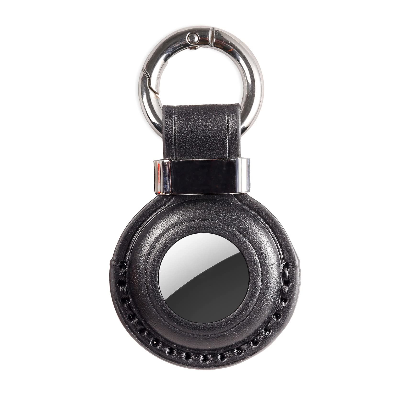 Leather AirTag Keychain
