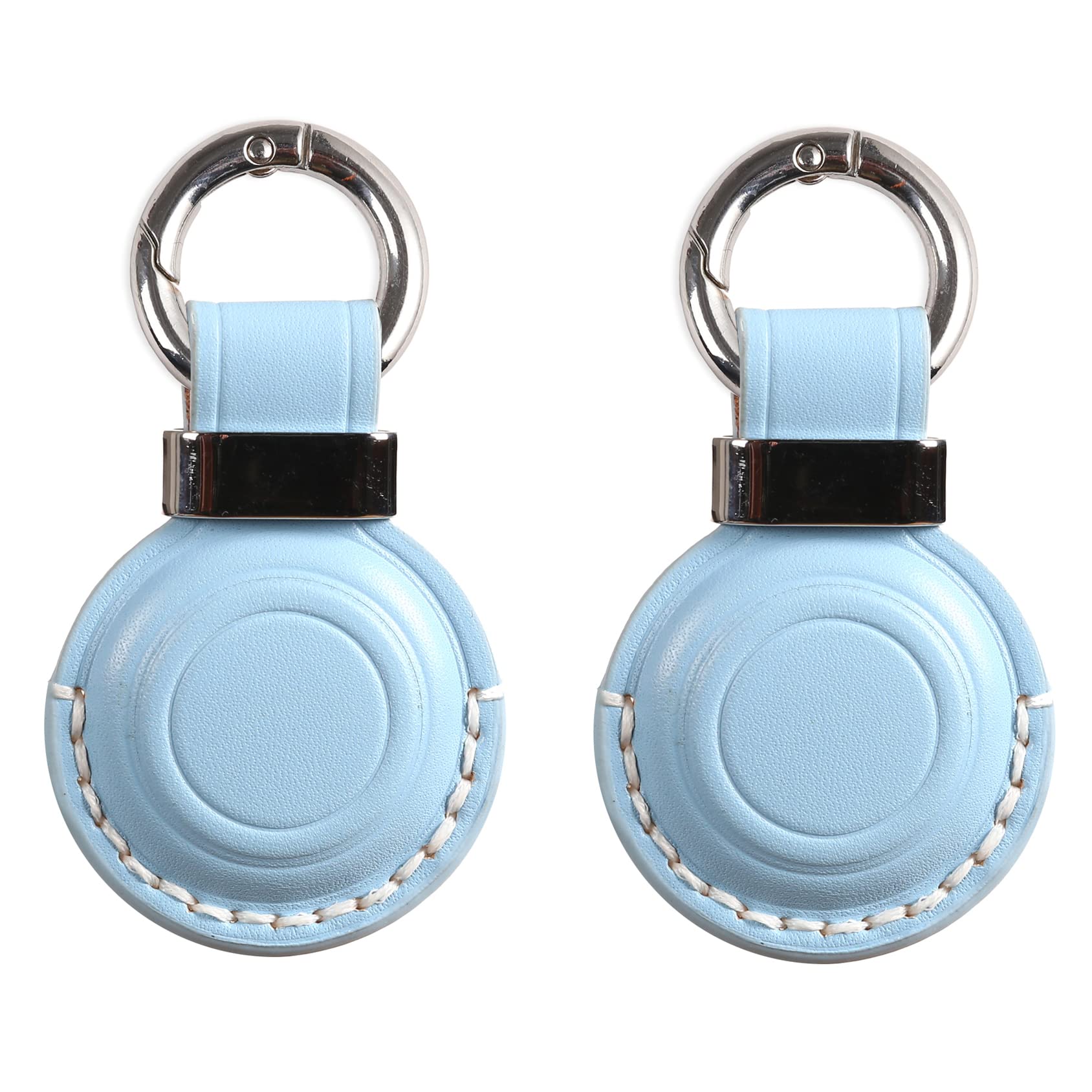 Leather AirTag Keychain