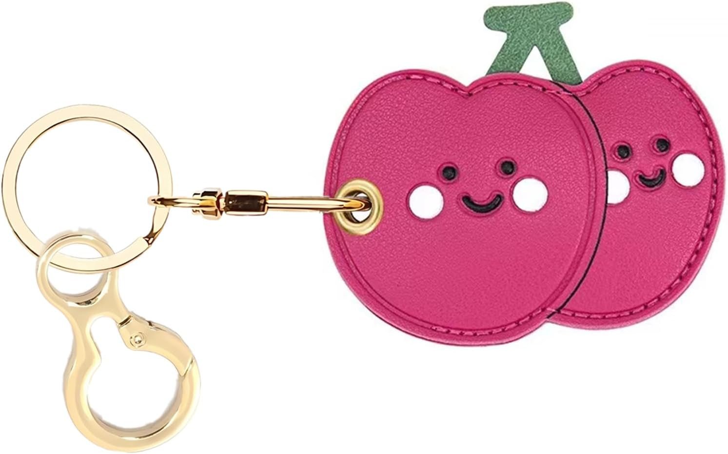 Leather AirTag Keychain Case - Durable Protective Holder with Style - Abbycart