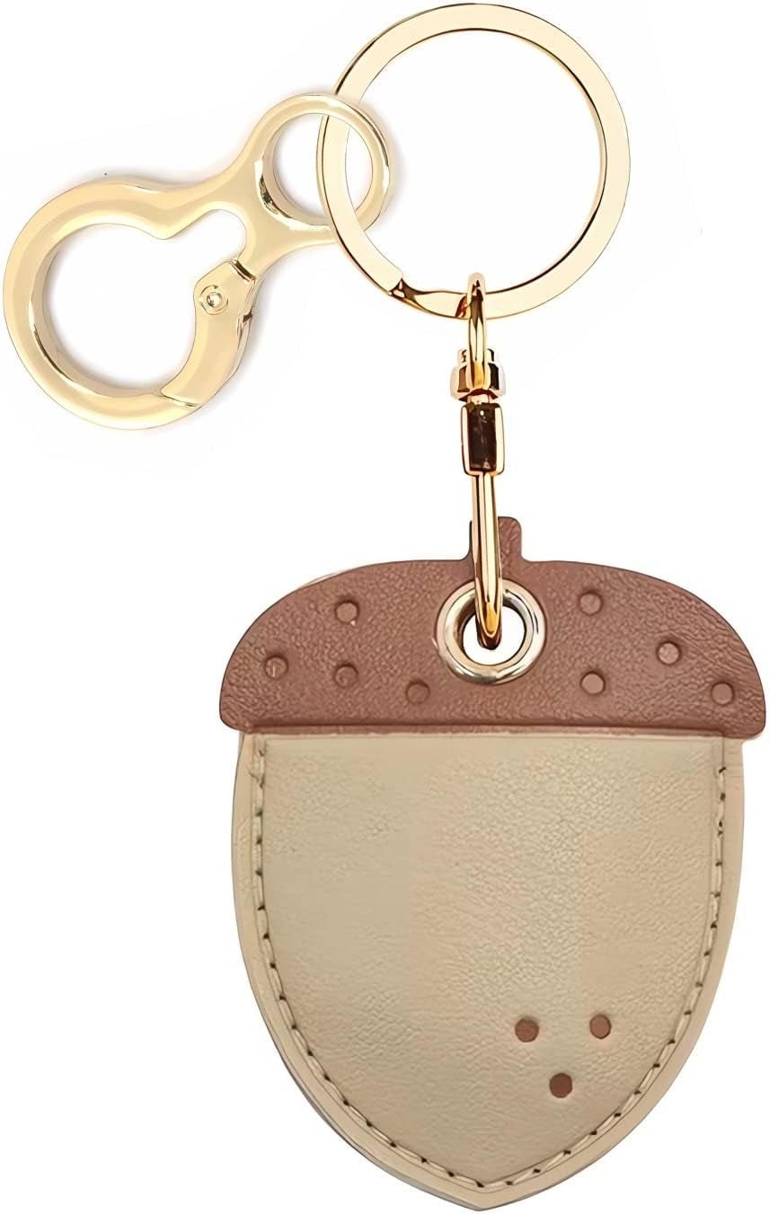 Leather AirTag Keychain Case - Durable Protective Holder with Style - Abbycart