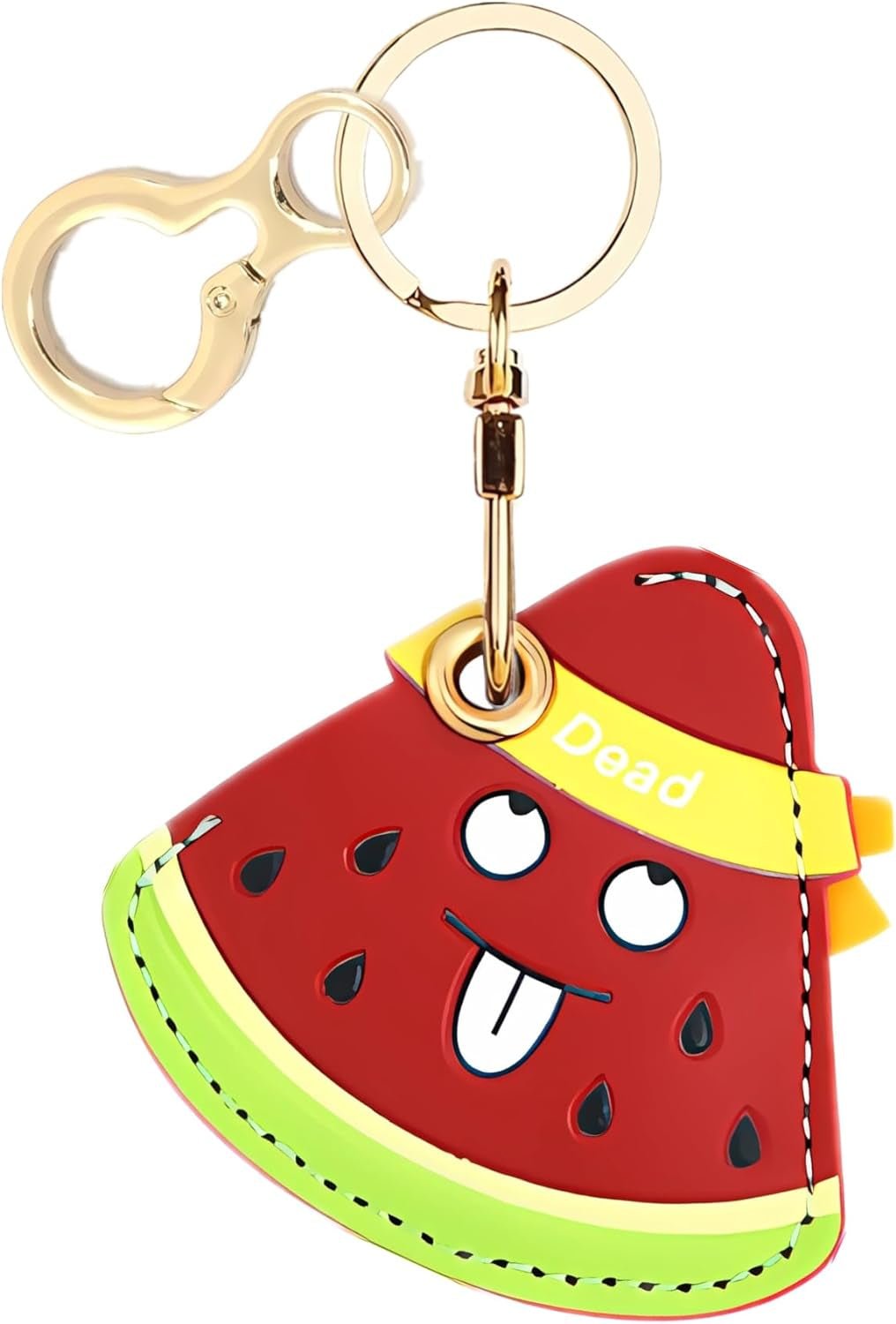 Leather AirTag Keychain Case - Durable Protective Holder with Style - Abbycart
