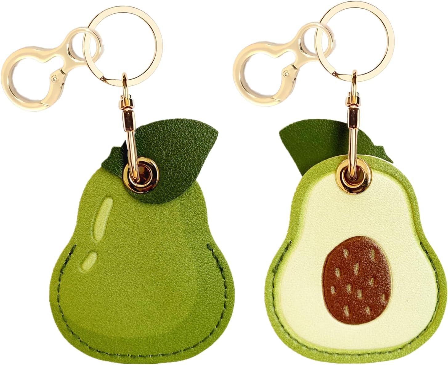 Leather AirTag Keychain Case - Durable Protective Holder with Style - Abbycart