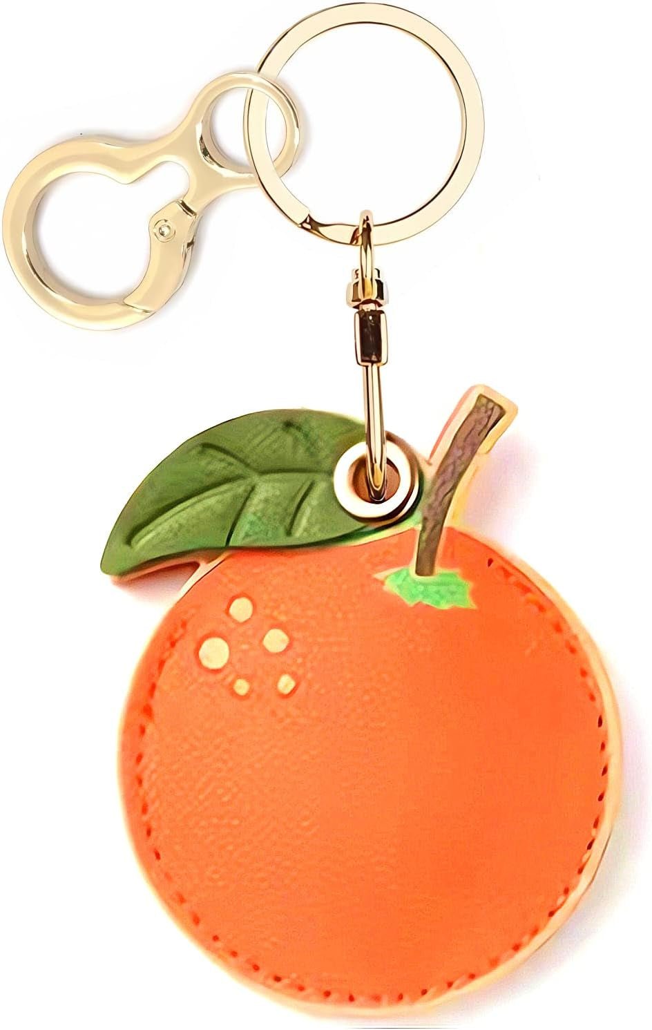 Leather AirTag Keychain Case - Durable Protective Holder with Style - Abbycart