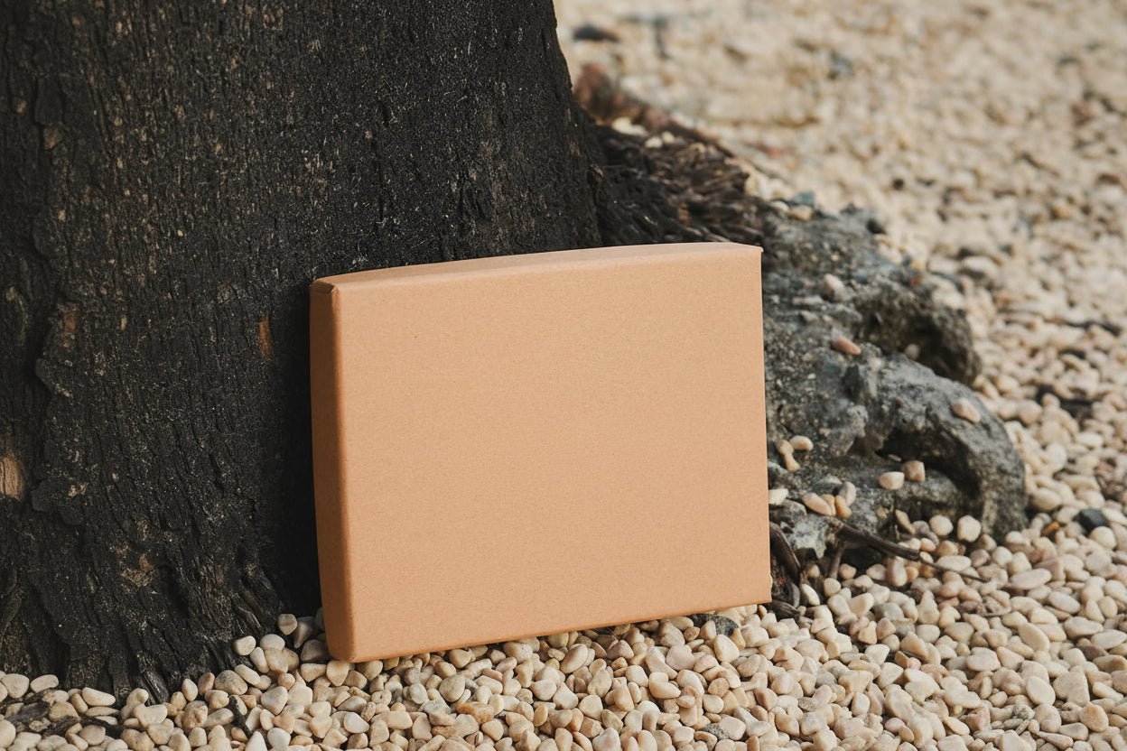 Leather Passport Holder Air Tag Slot RFID Slim Bifold Wallet