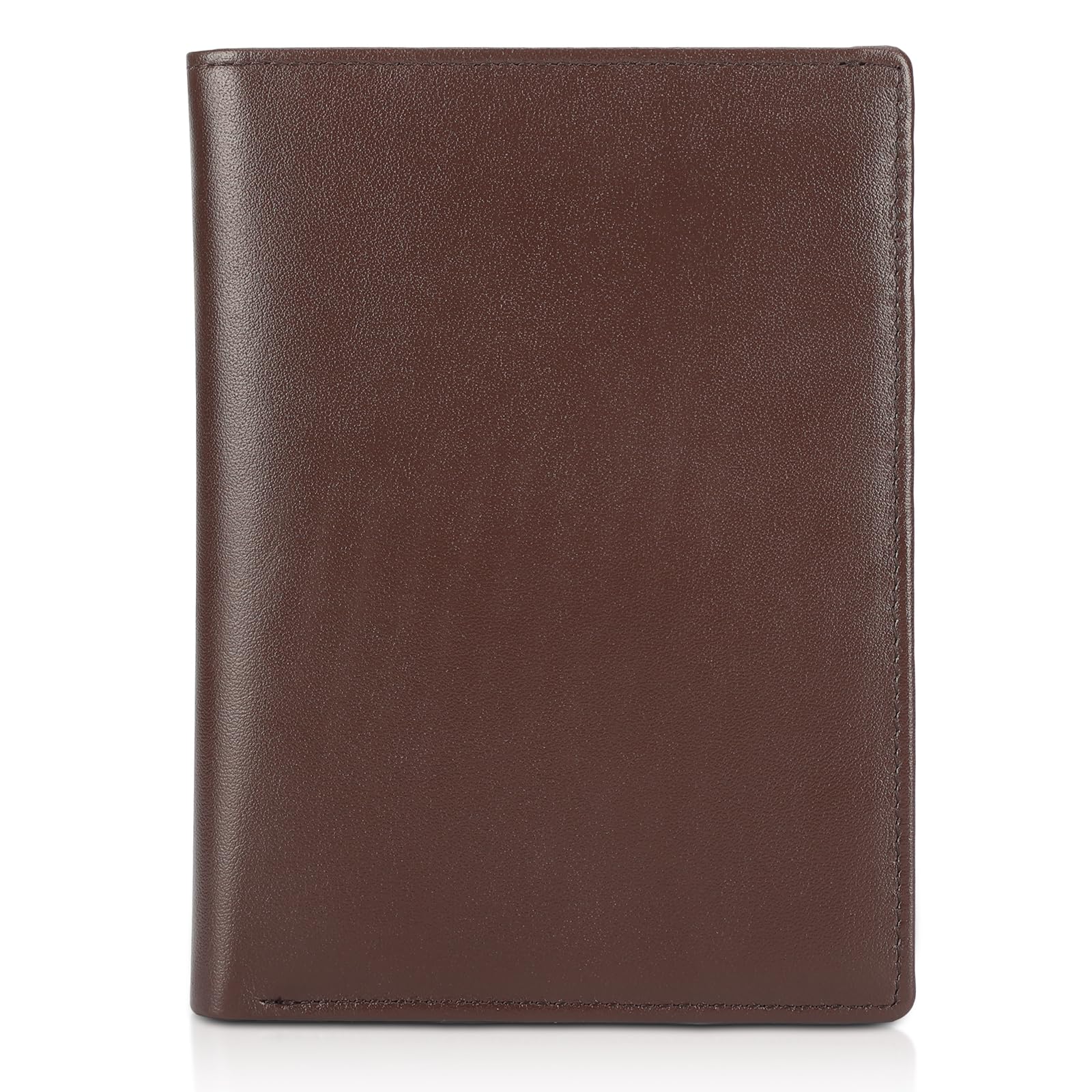 Leather Passport Holder with AirTag Slot – RFID Travel Wallet - Abbycart