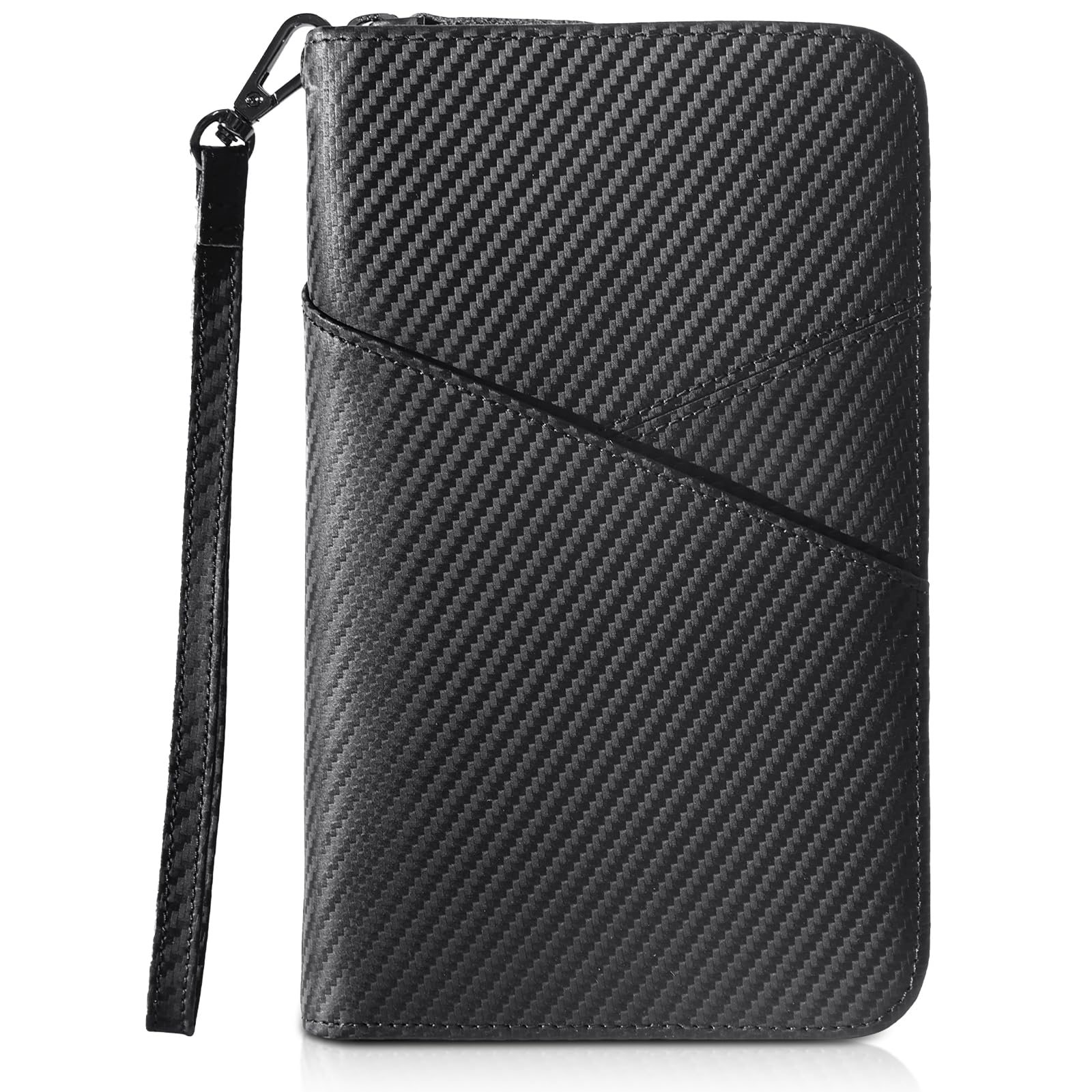 Leather Passport Wallet AirTag - Abbycart