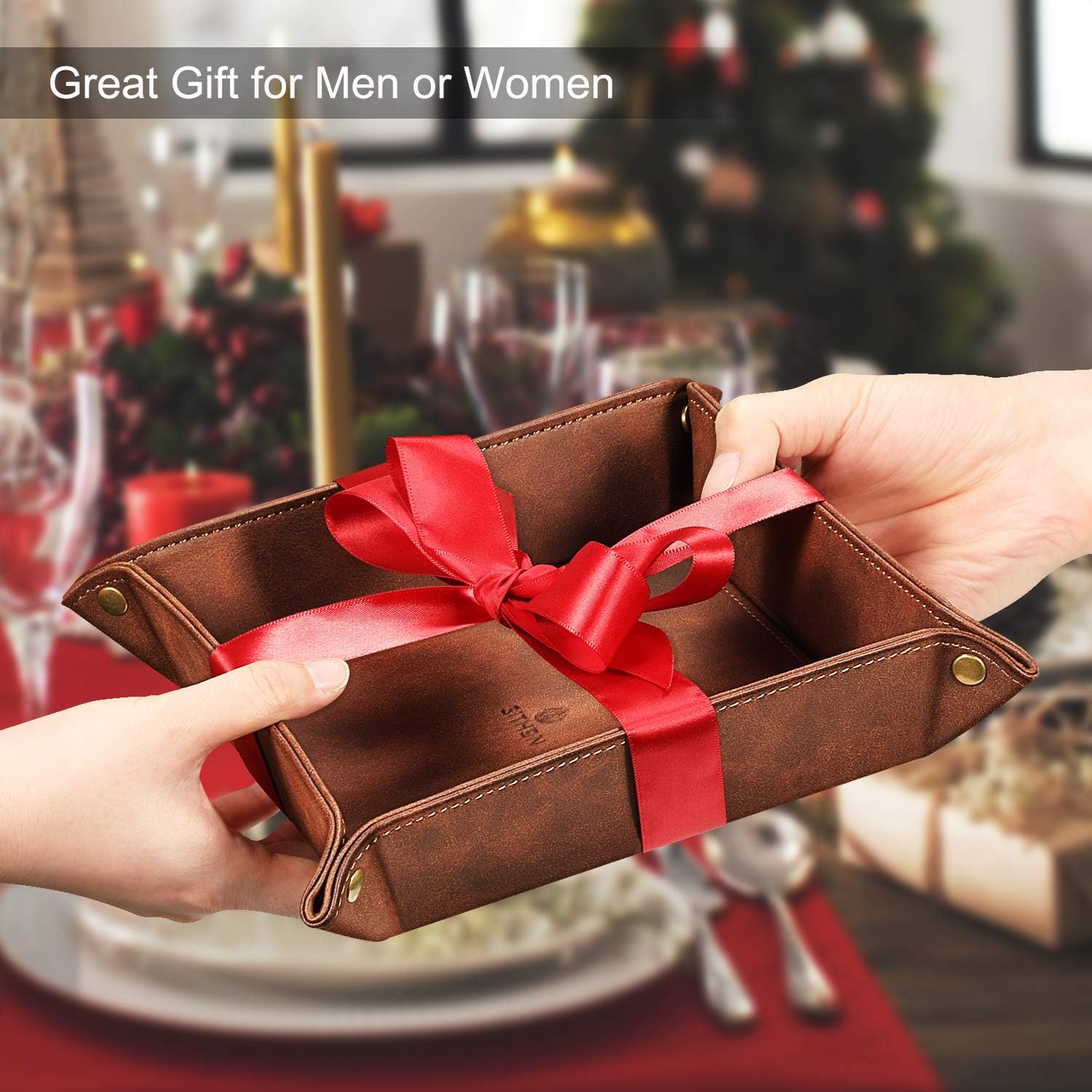 Leather Valet Tray - Abbycart